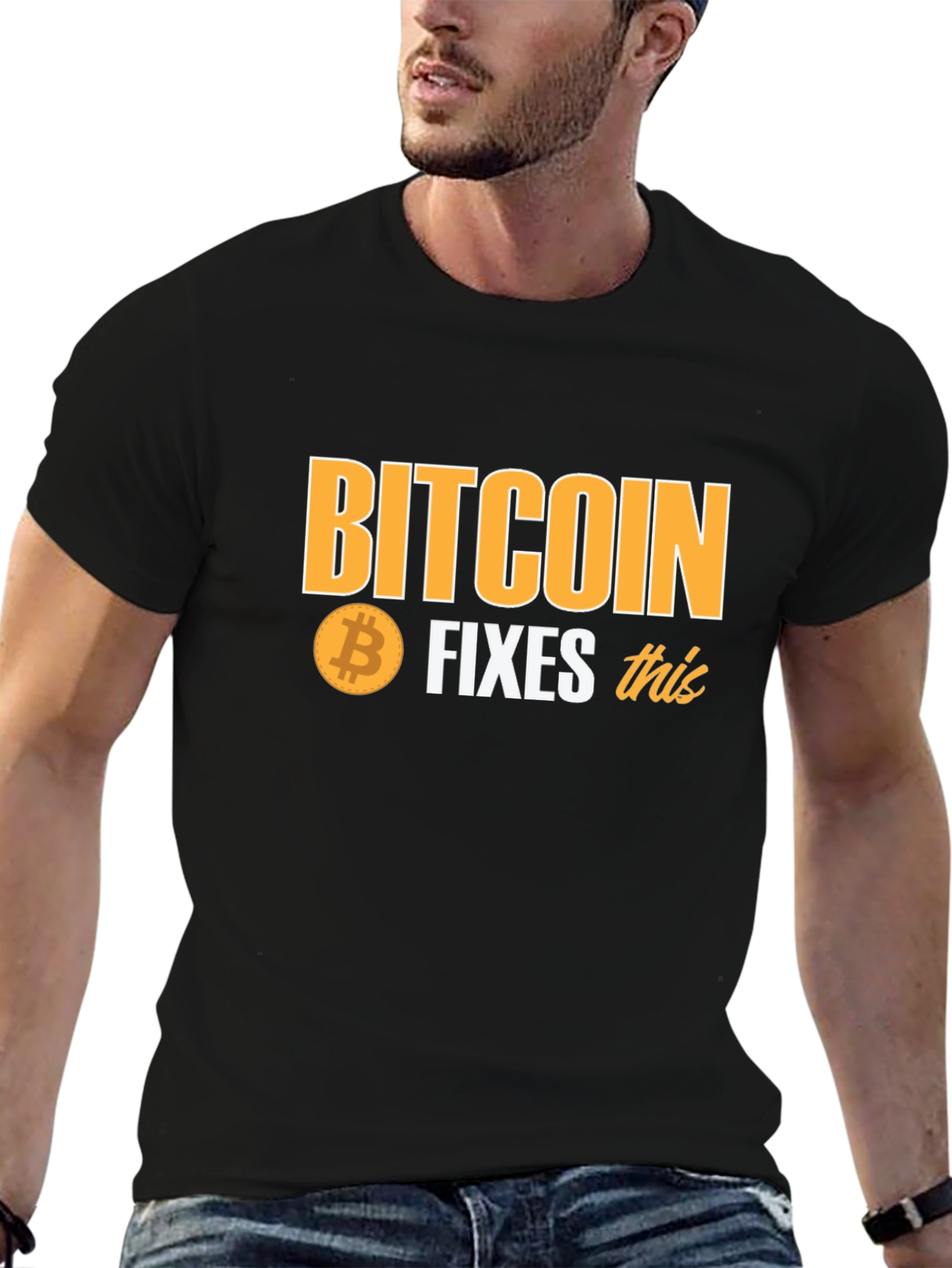 Bitcoin Fixes This Black T-Shirt