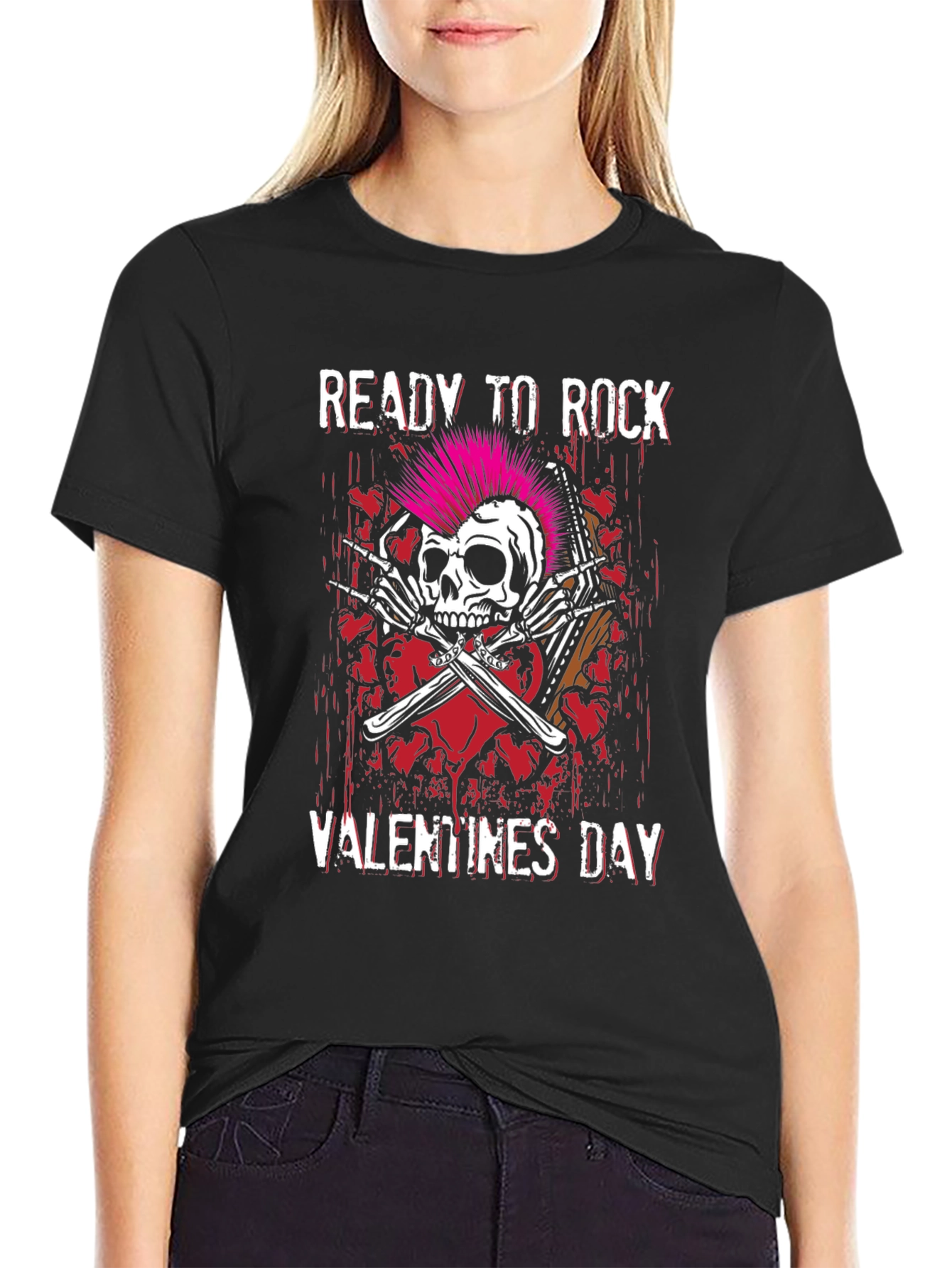 Ready to Rock Valentines Day T-Shirt