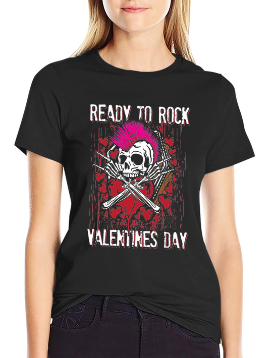 Ready to Rock Valentines Day T-Shirt