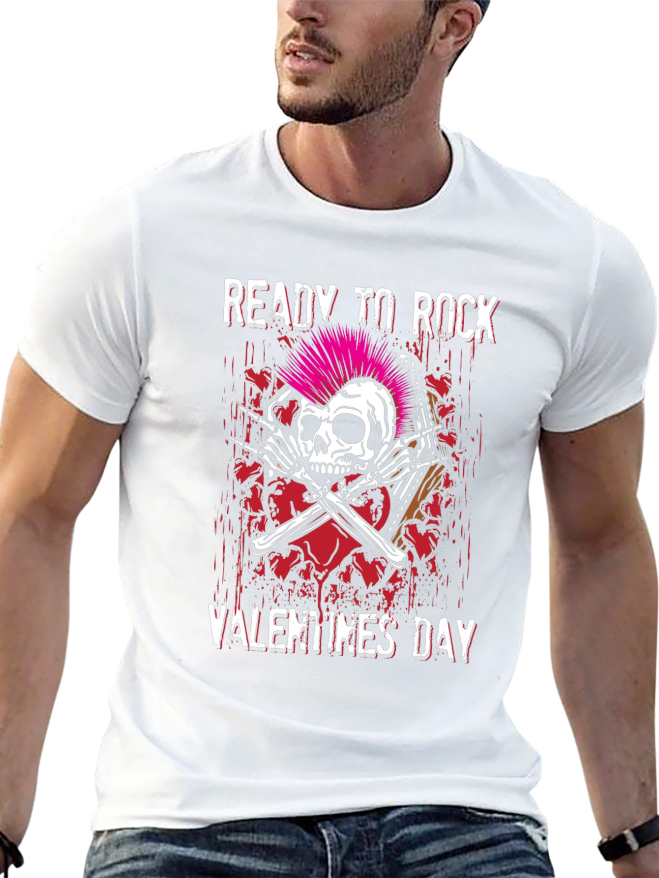 Ready to Rock Valentines Day T-Shirt