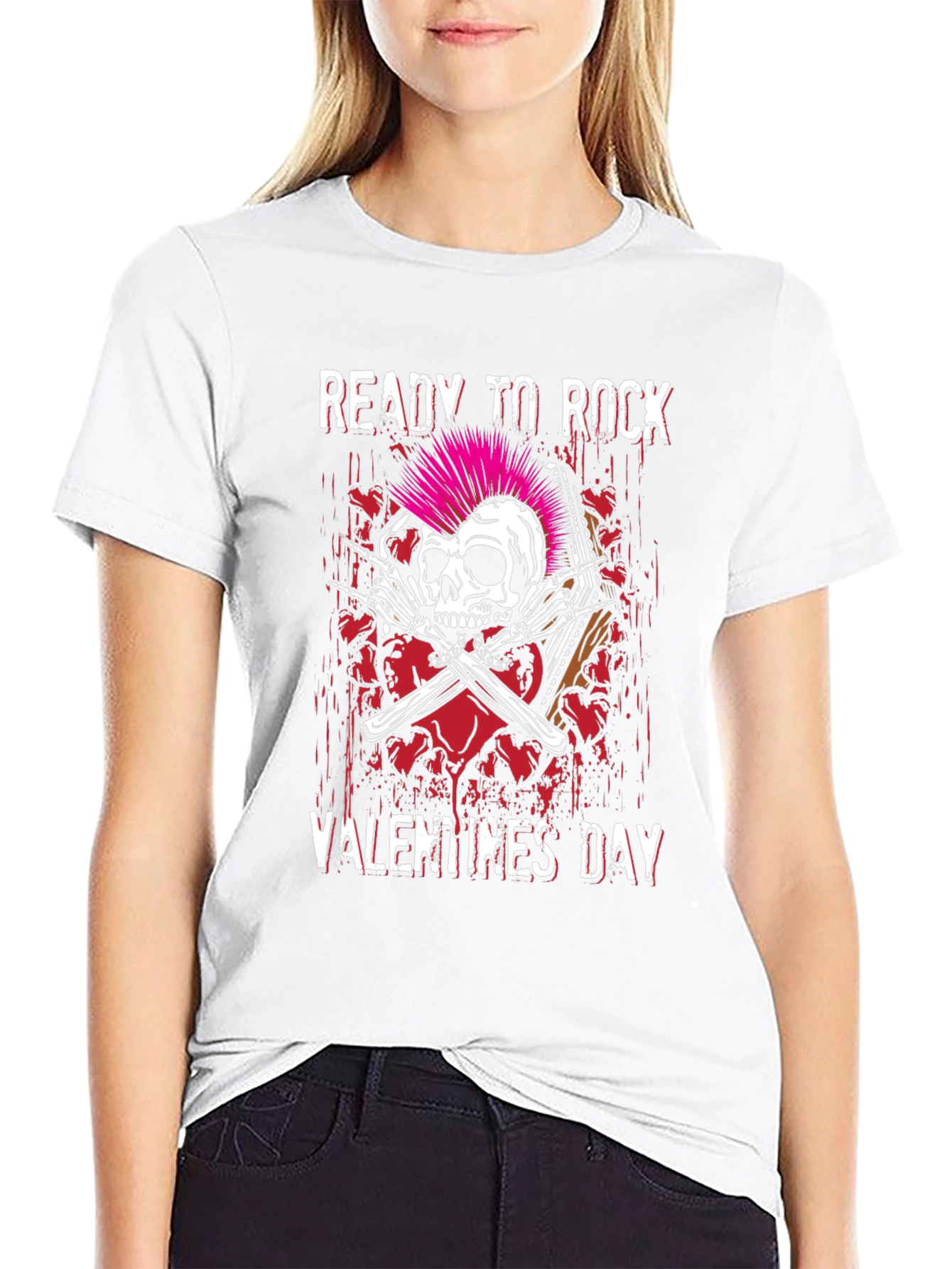 Ready to Rock Valentines Day T-Shirt