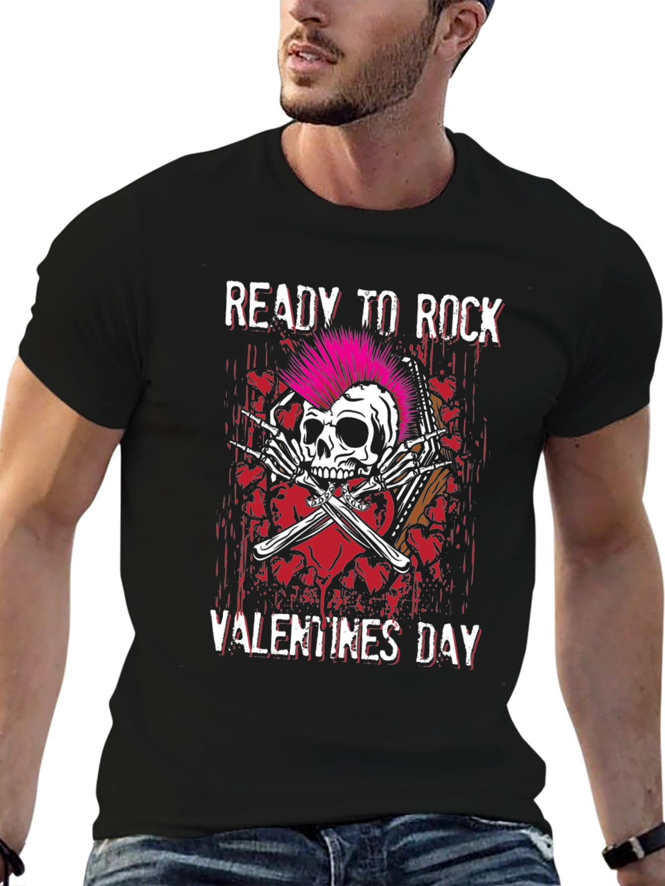 Ready to Rock Valentines Day T-Shirt