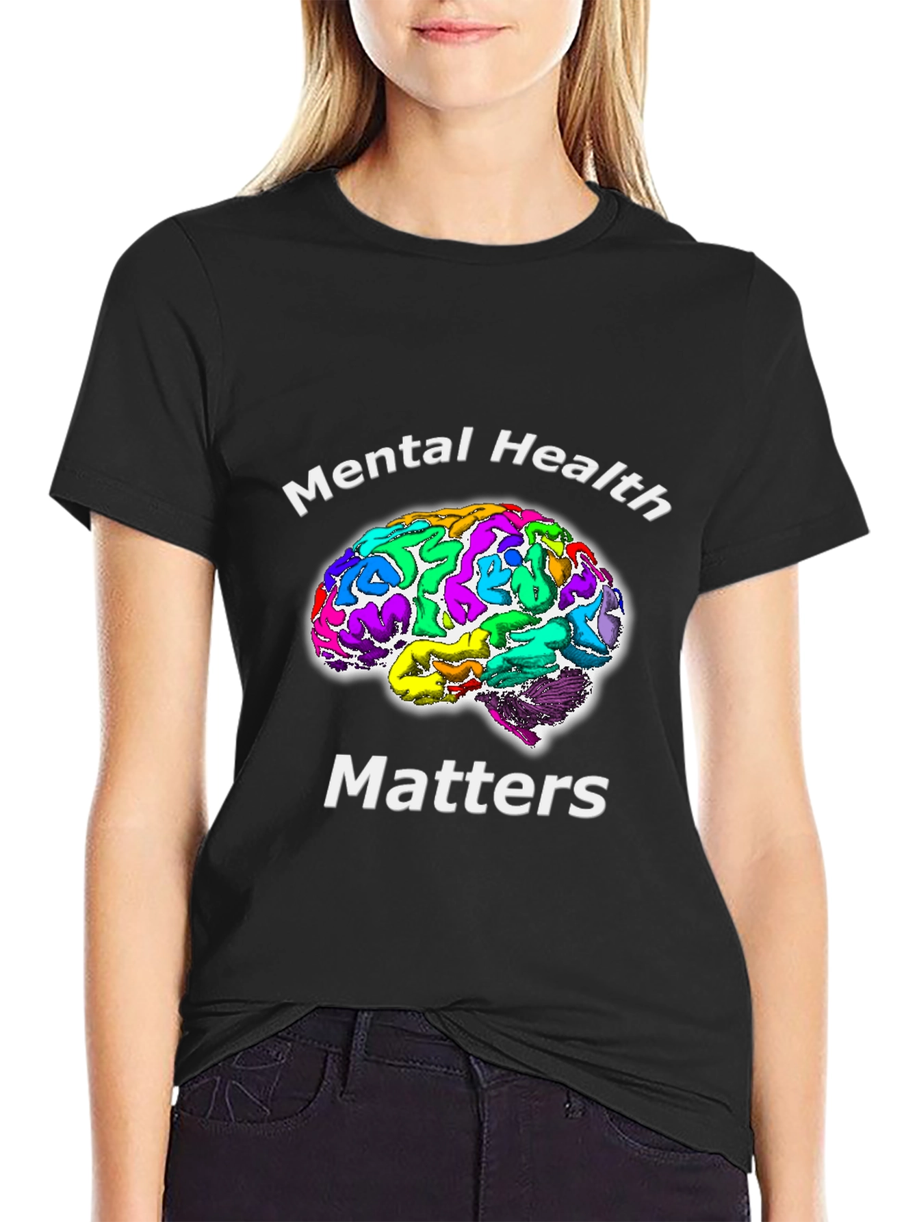Mental Health Matters T-Shirt Brain Graphic Tee