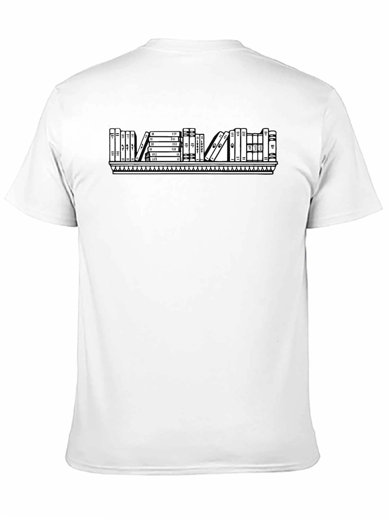 Bookshelf T-Shirt - Book Lover Tee