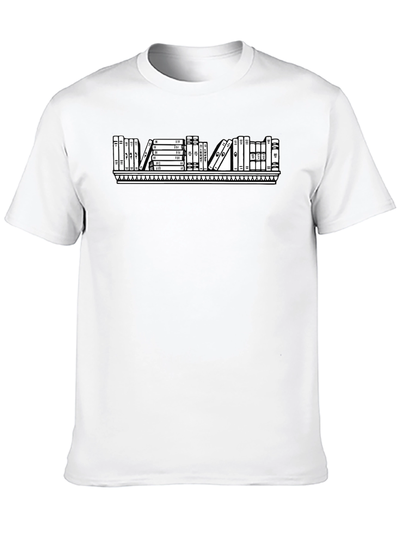 Bookshelf T-Shirt - Book Lover Tee