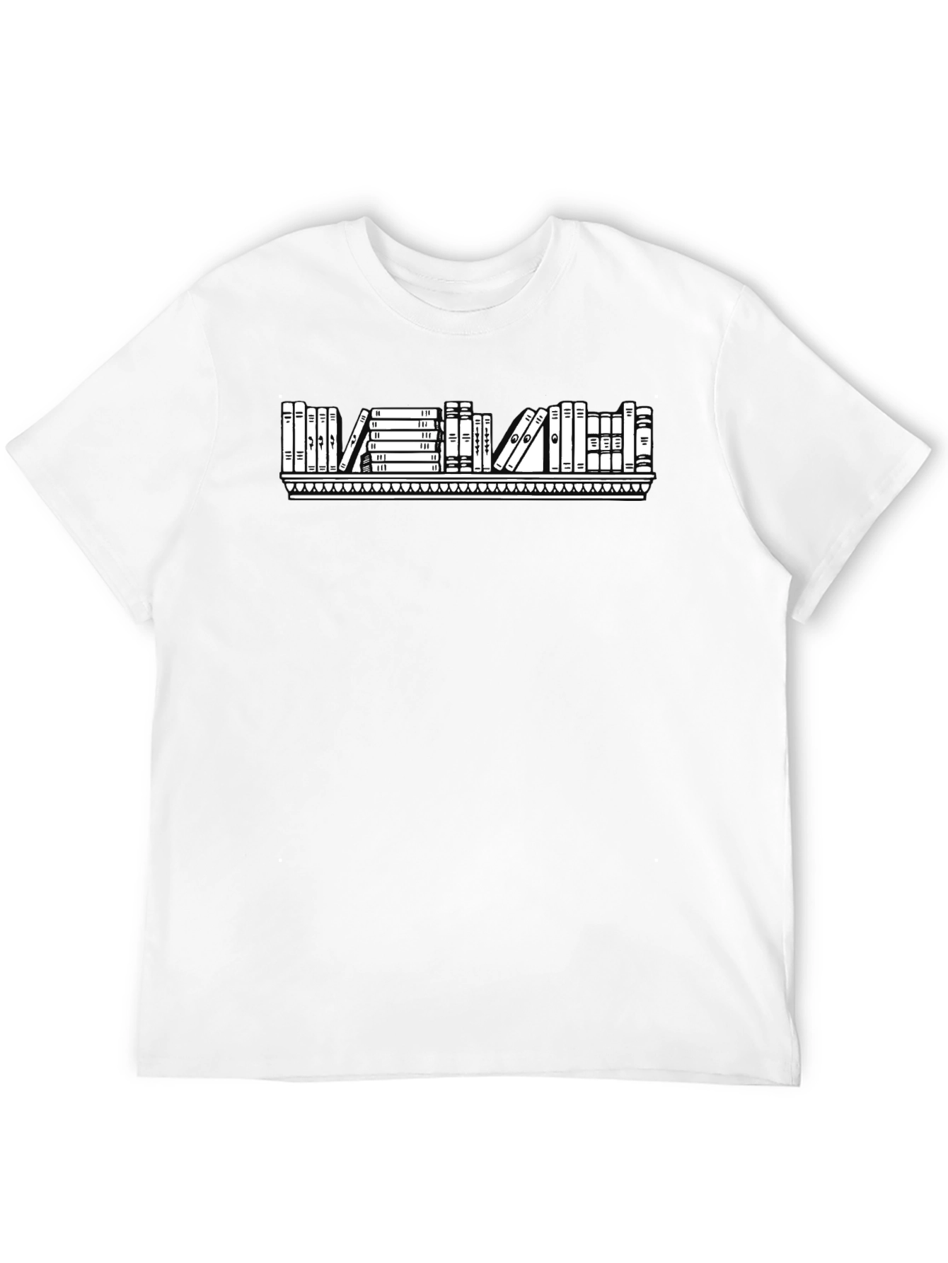 Bookshelf T-Shirt - Book Lover Tee