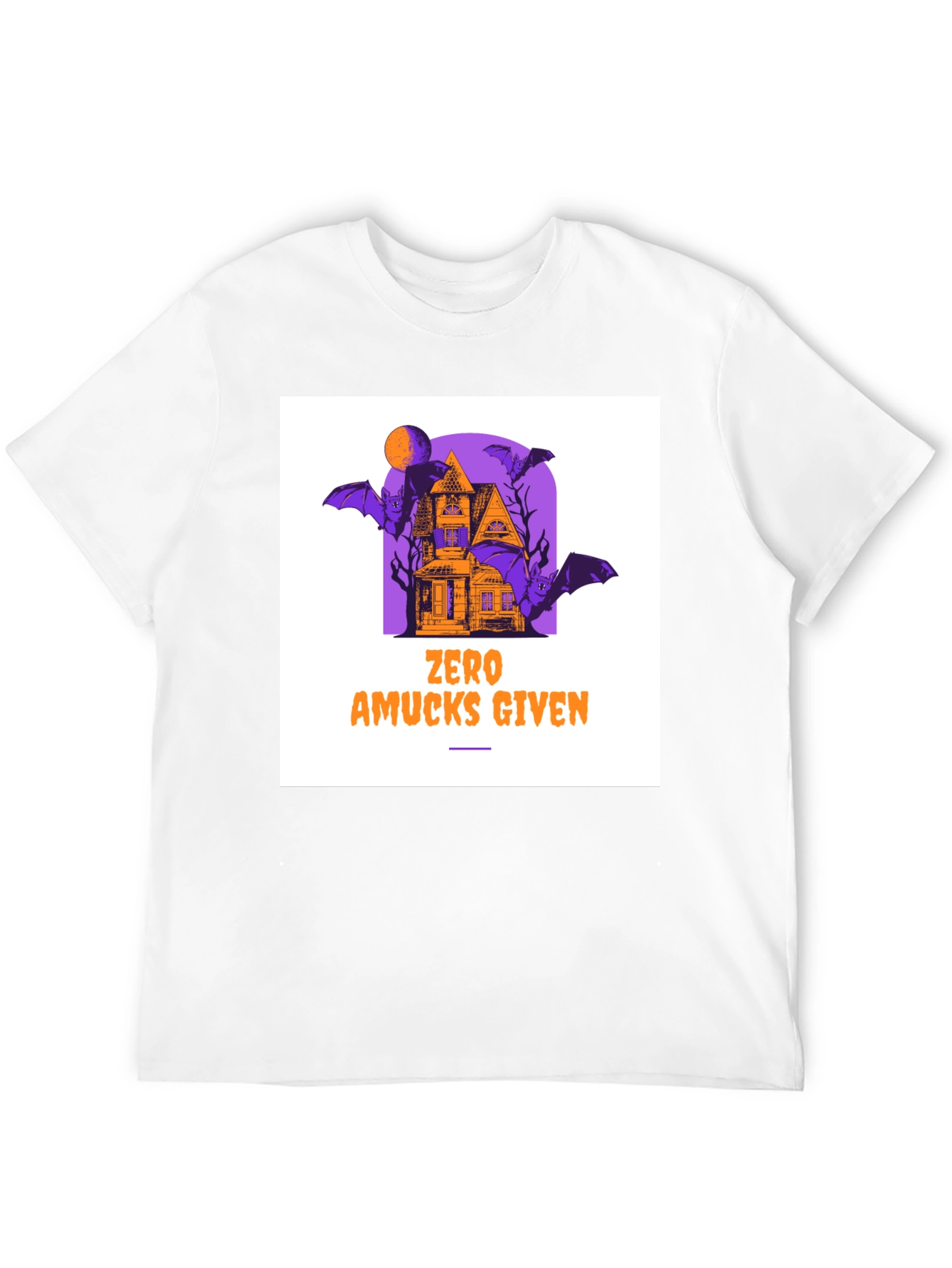 Zero Amucks Given Halloween Graphic T-Shirt