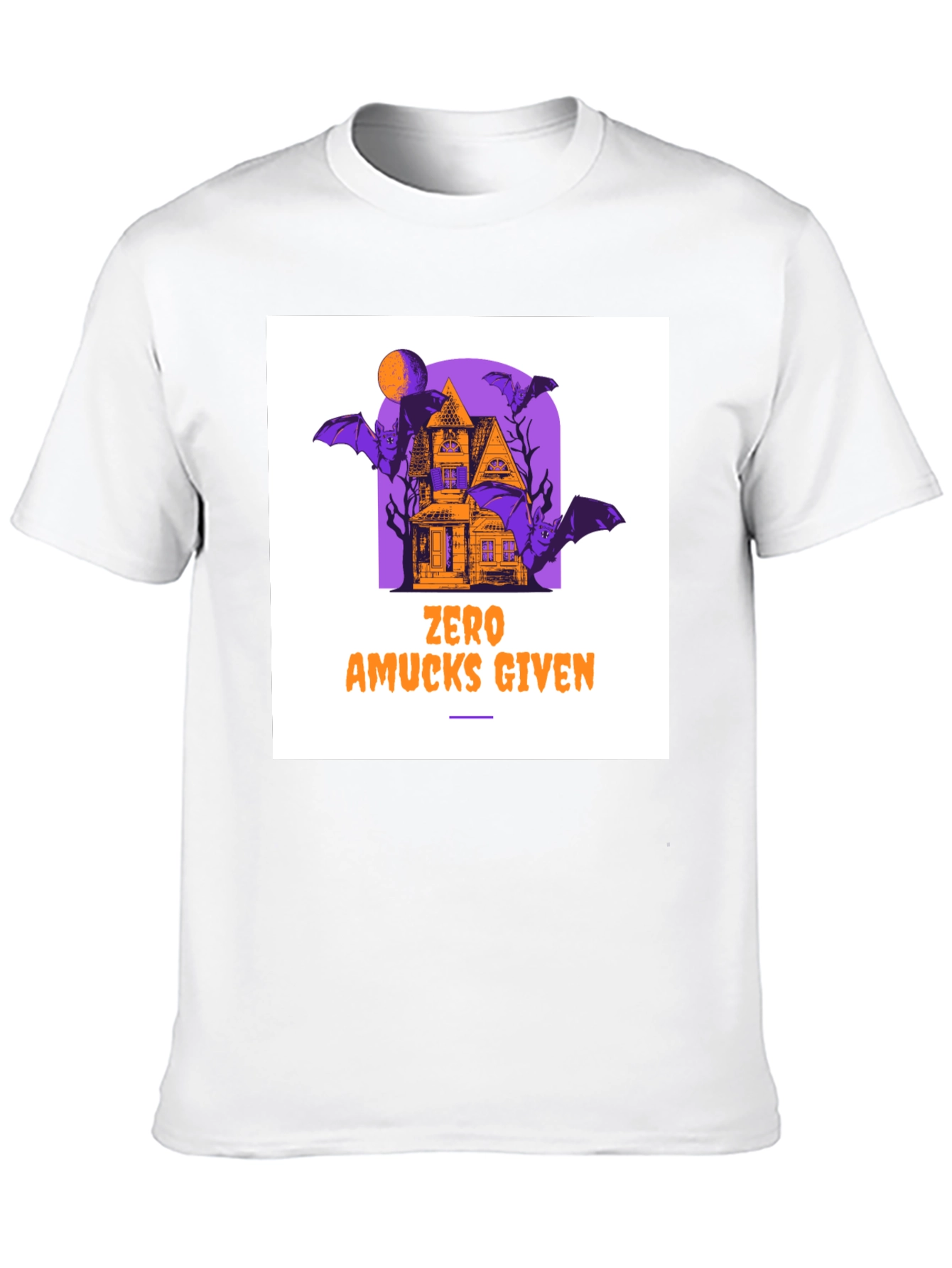 Zero Amucks Given Halloween Graphic T-Shirt