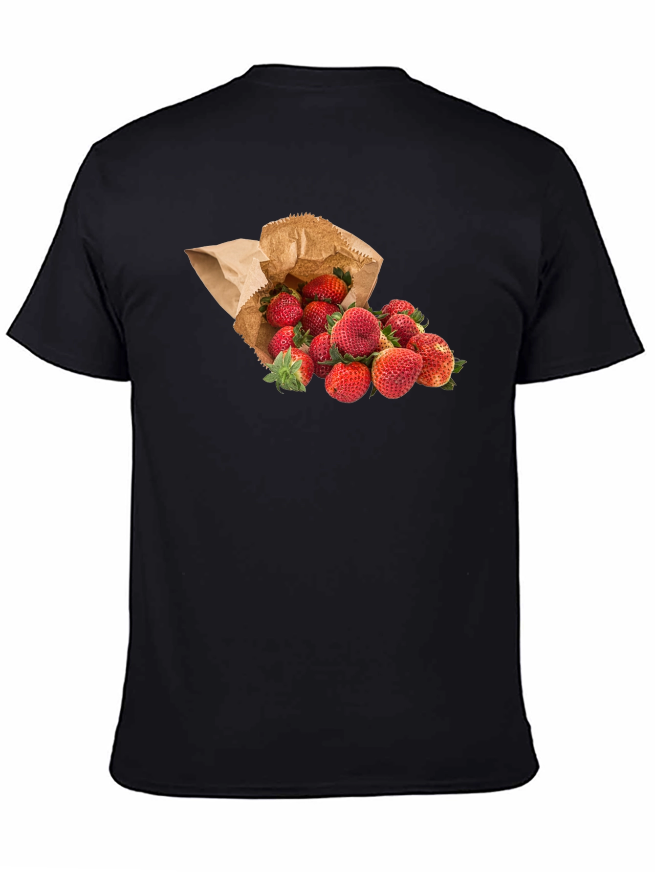 Strawberry Print T-Shirt - Fresh Fruit Tee