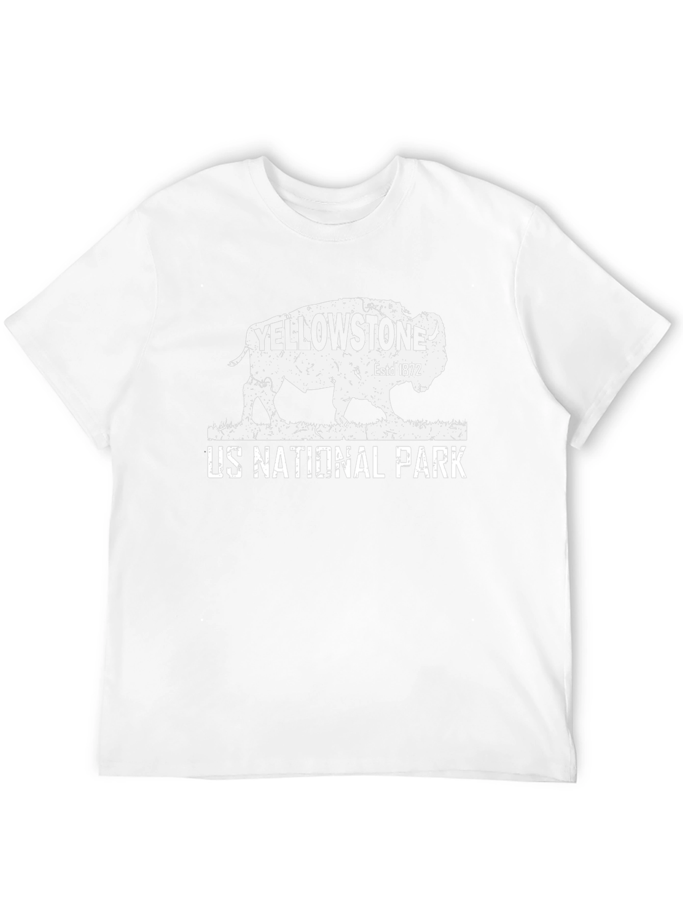 Yellowstone National Park Bison Graphic T-Shirt