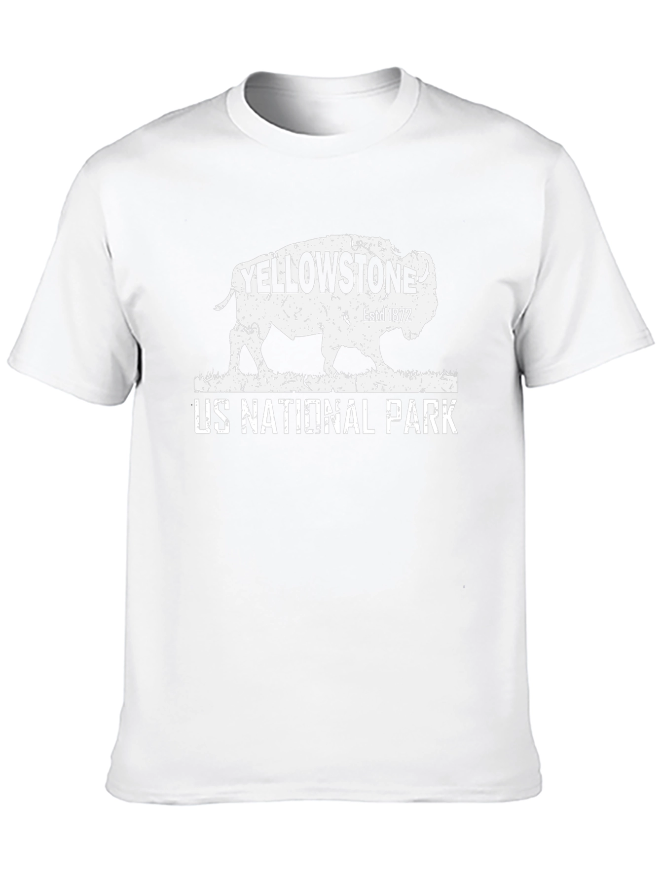 Yellowstone National Park Bison Graphic T-Shirt