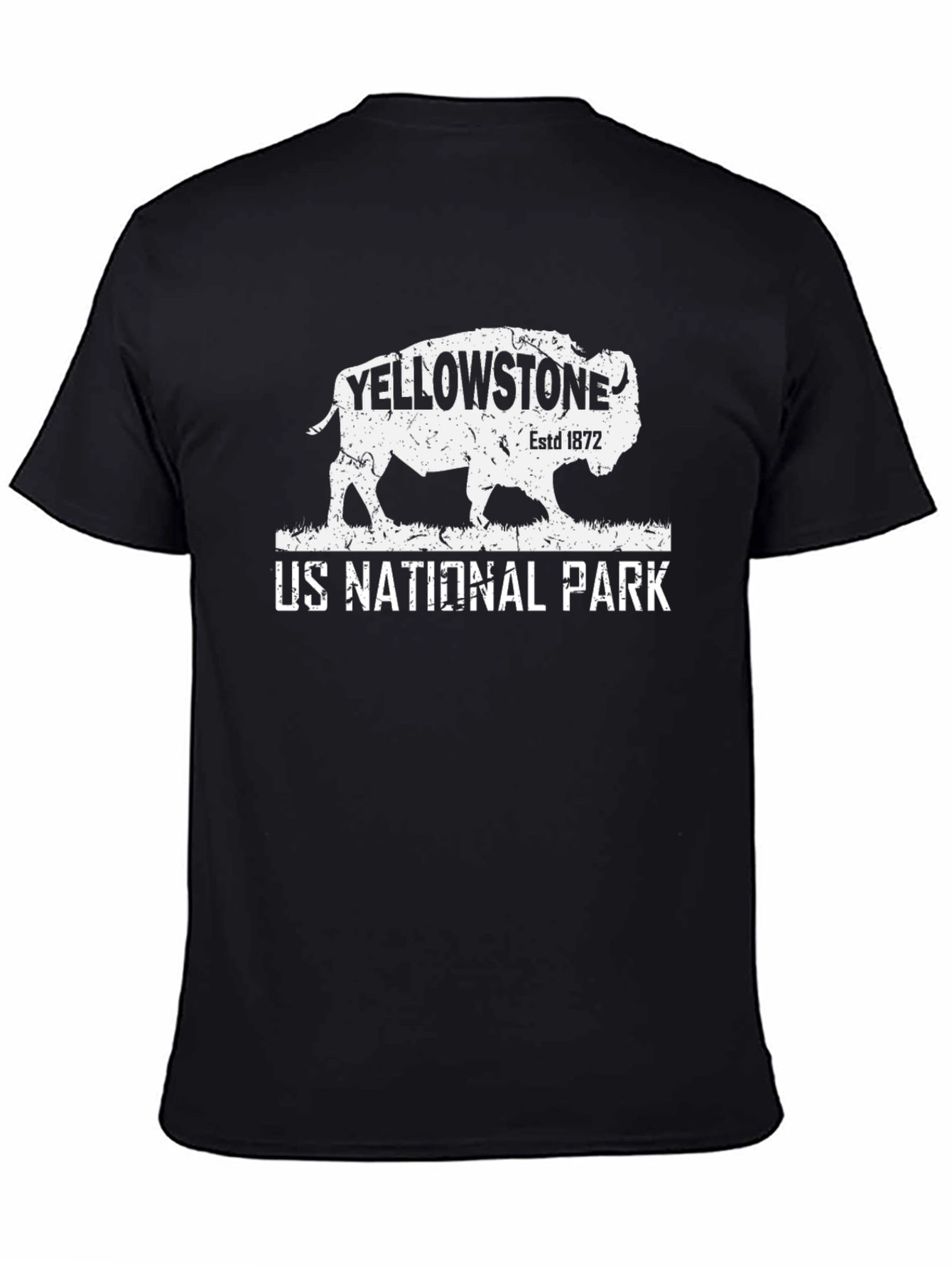 Yellowstone National Park Bison Graphic T-Shirt