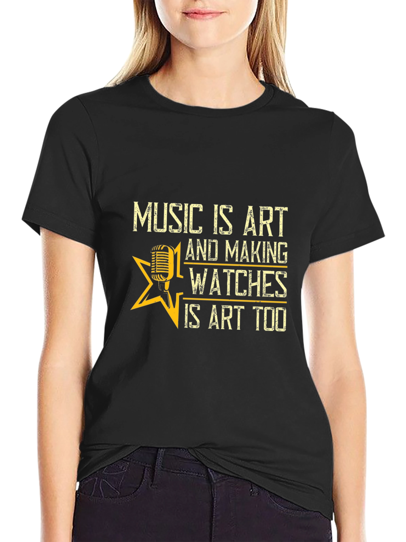 Music and Watches are Art T-Shirt