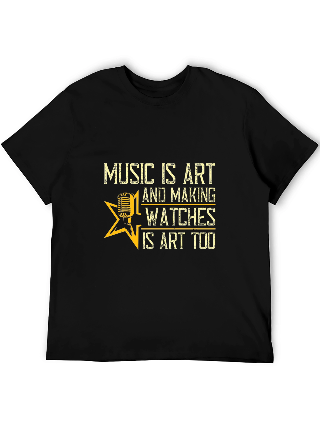 Music and Watches are Art T-Shirt