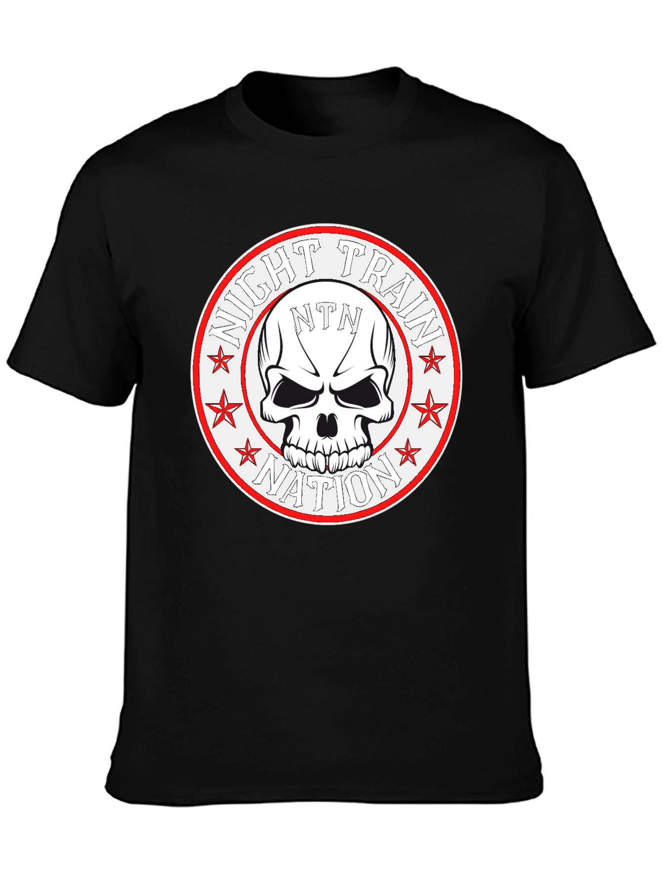 Night Train Nation Skull T-Shirt