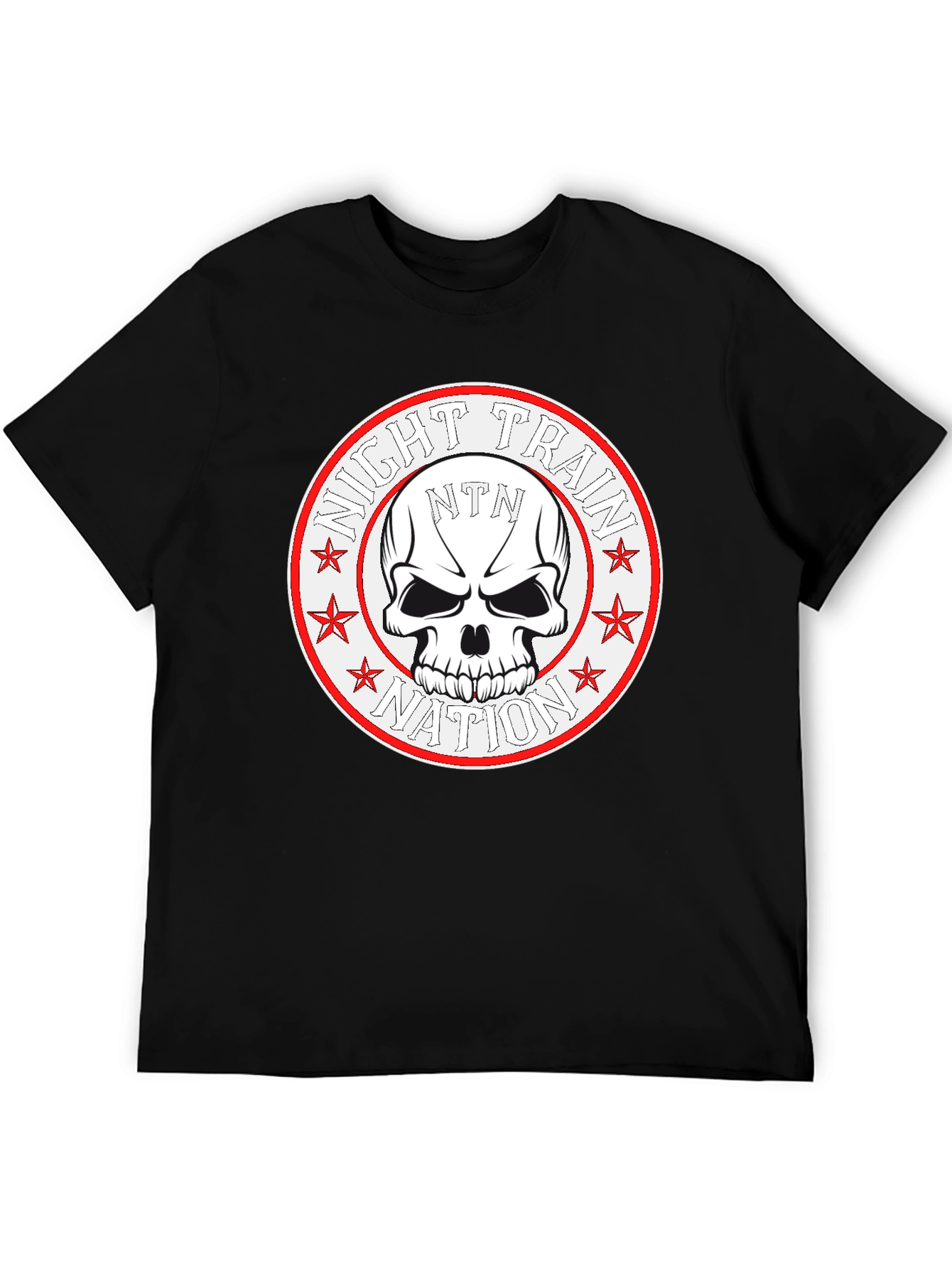 Night Train Nation Skull T-Shirt