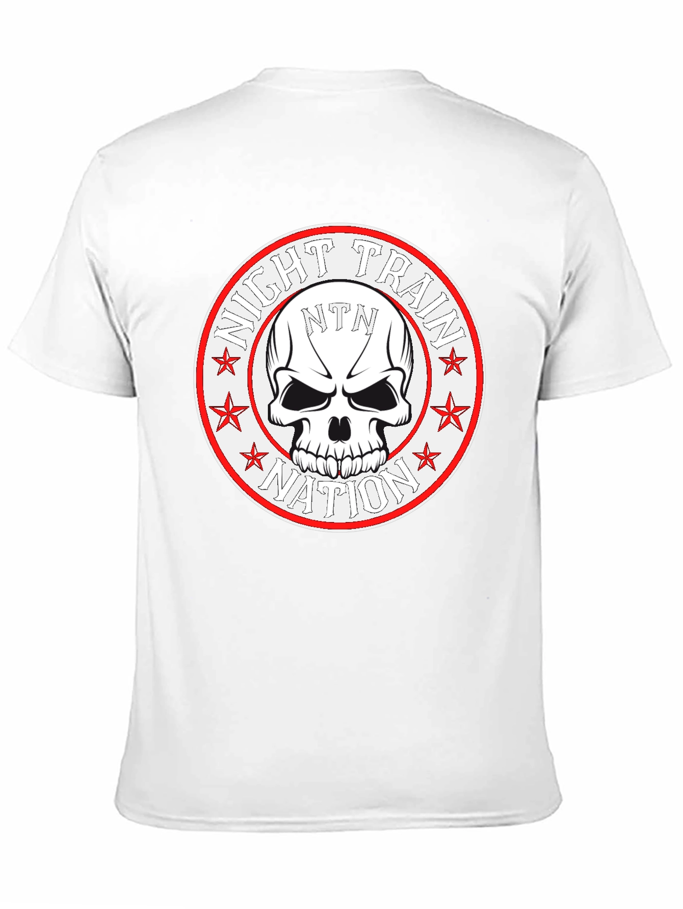 Night Train Nation Skull T-Shirt