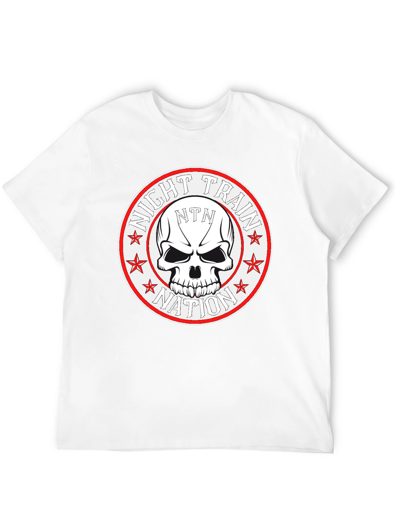 Night Train Nation Skull T-Shirt