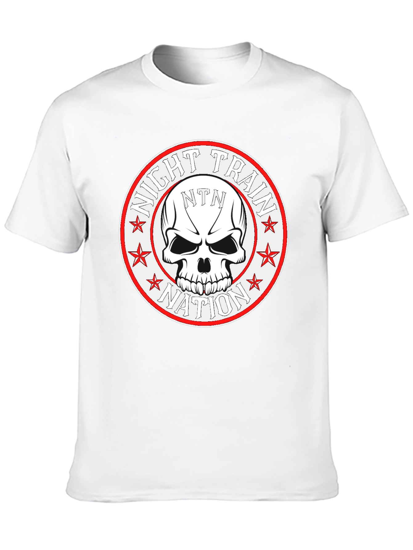 Night Train Nation Skull T-Shirt