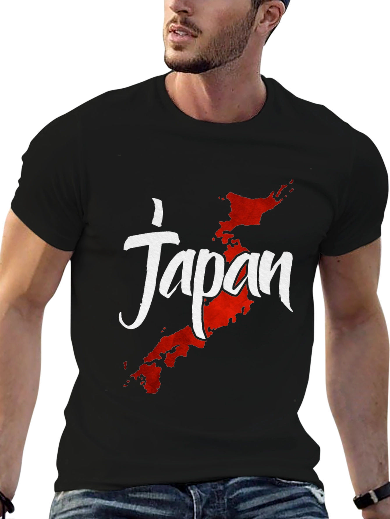 Japan Map Graphic Tee - Stylish Travel Shirt