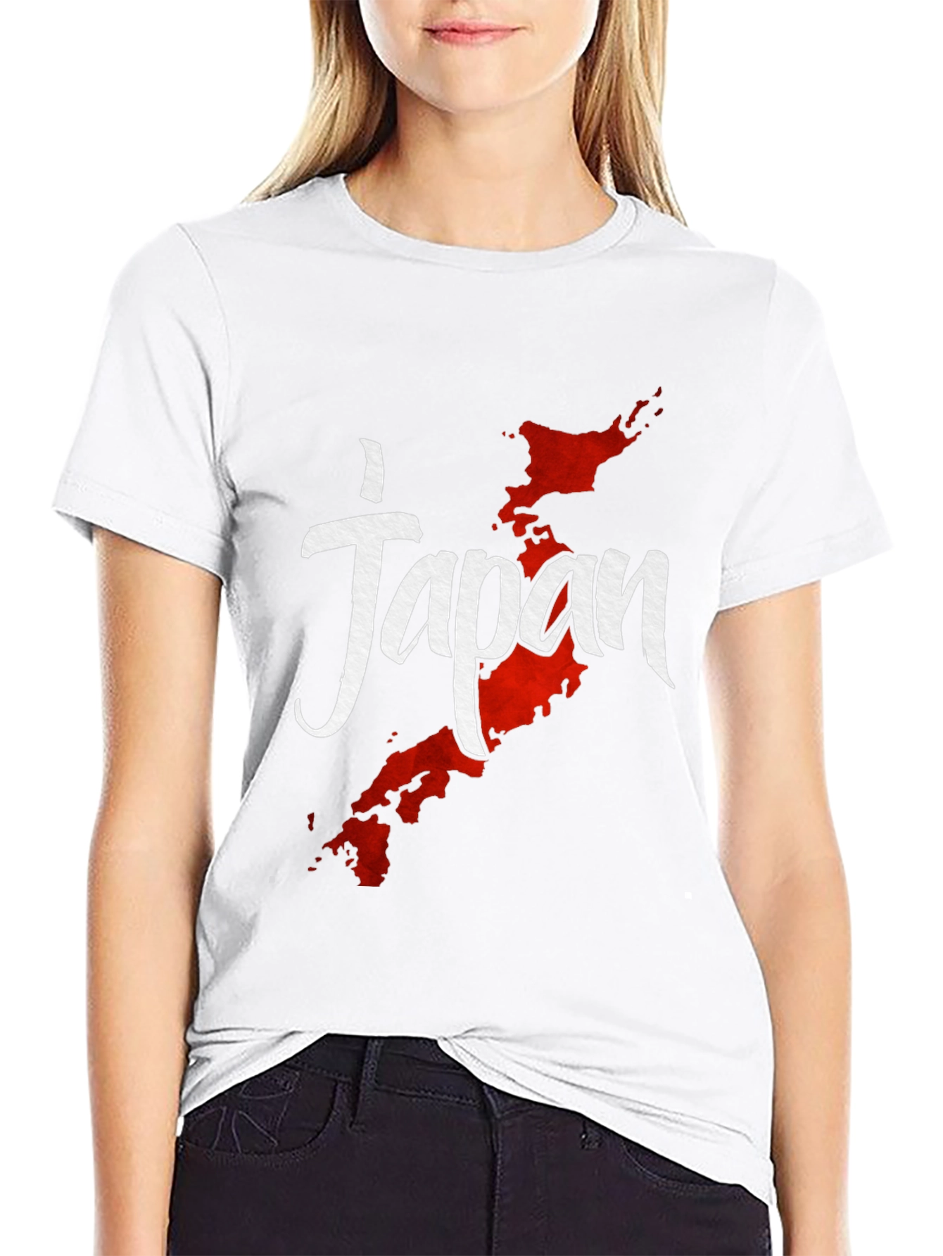 Japan Map Graphic Tee - Stylish Travel Shirt