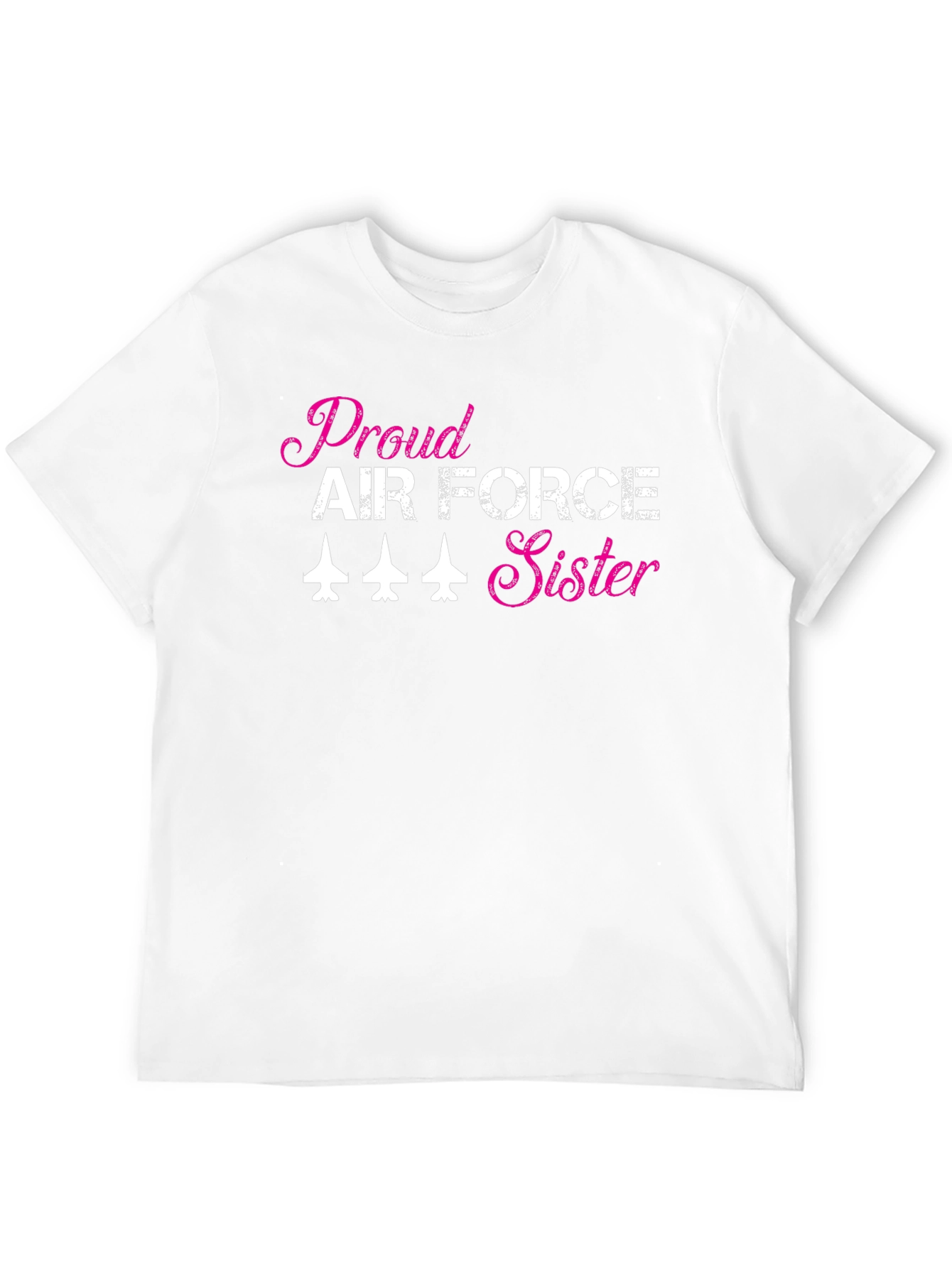 Proud Air Force Sister Graphic T-Shirt