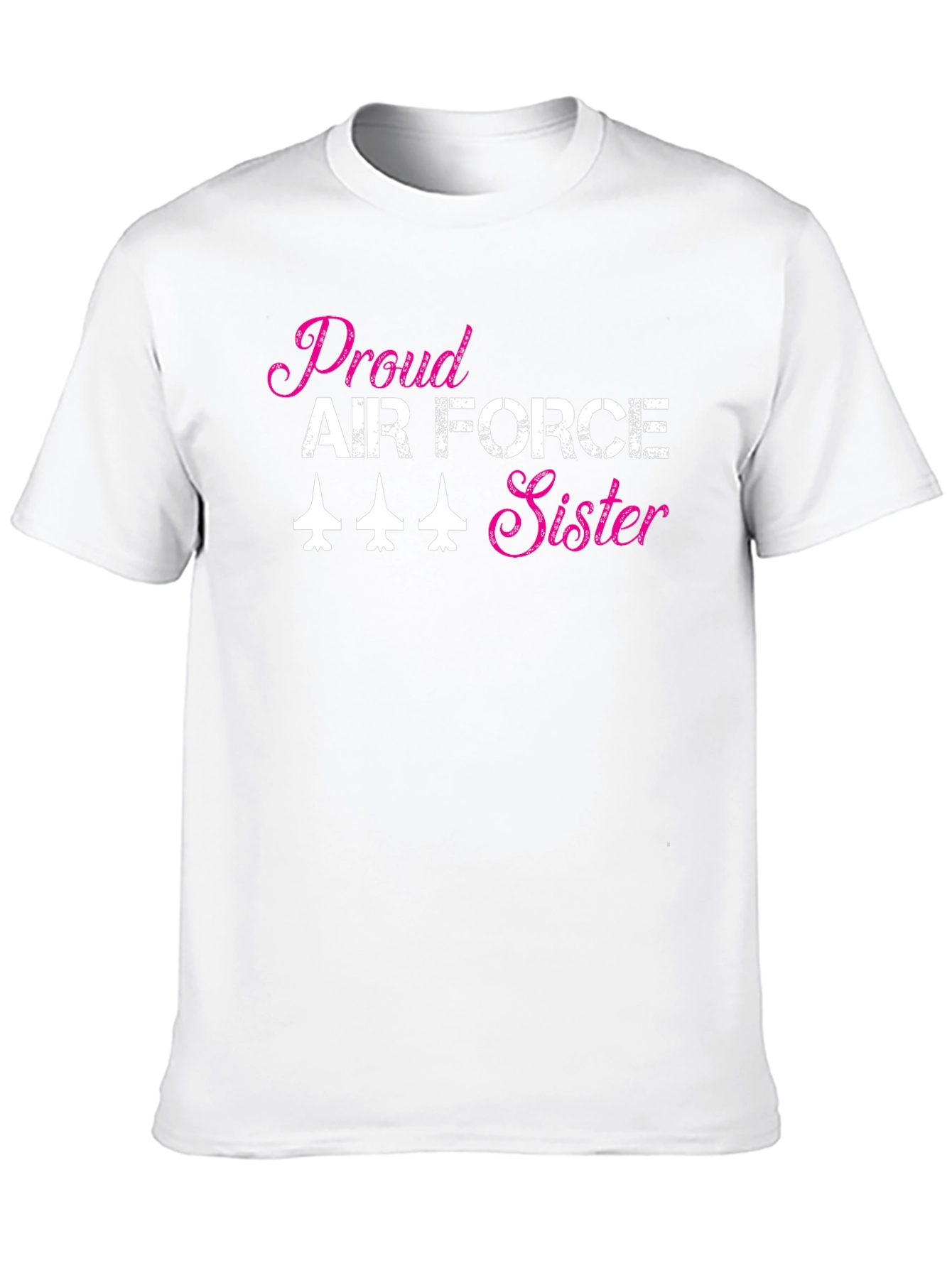 Proud Air Force Sister Graphic T-Shirt