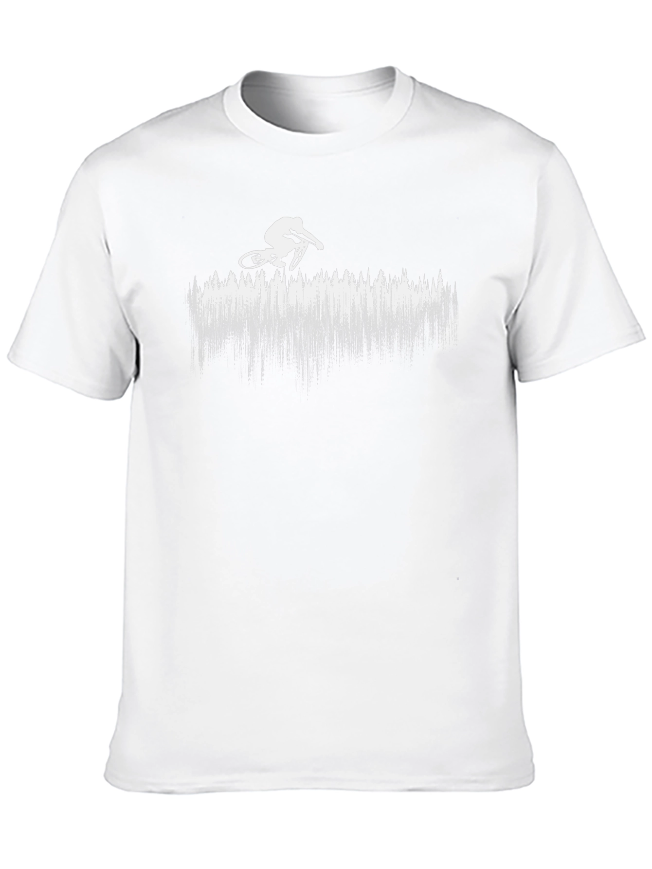 Mountain Biker Graphic T-Shirt - Black