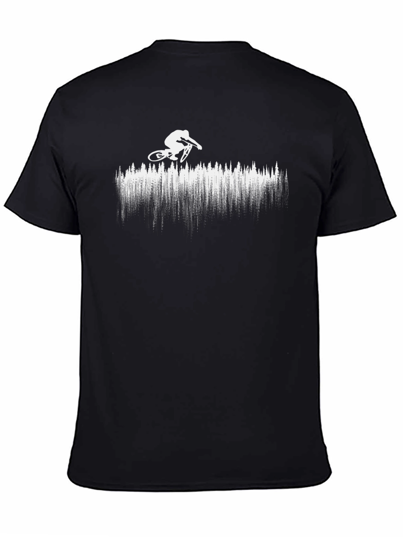 Mountain Biker Graphic T-Shirt - Black