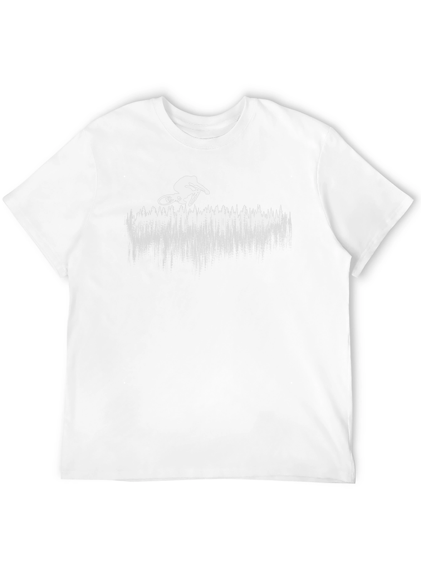Mountain Biker Graphic T-Shirt - Black