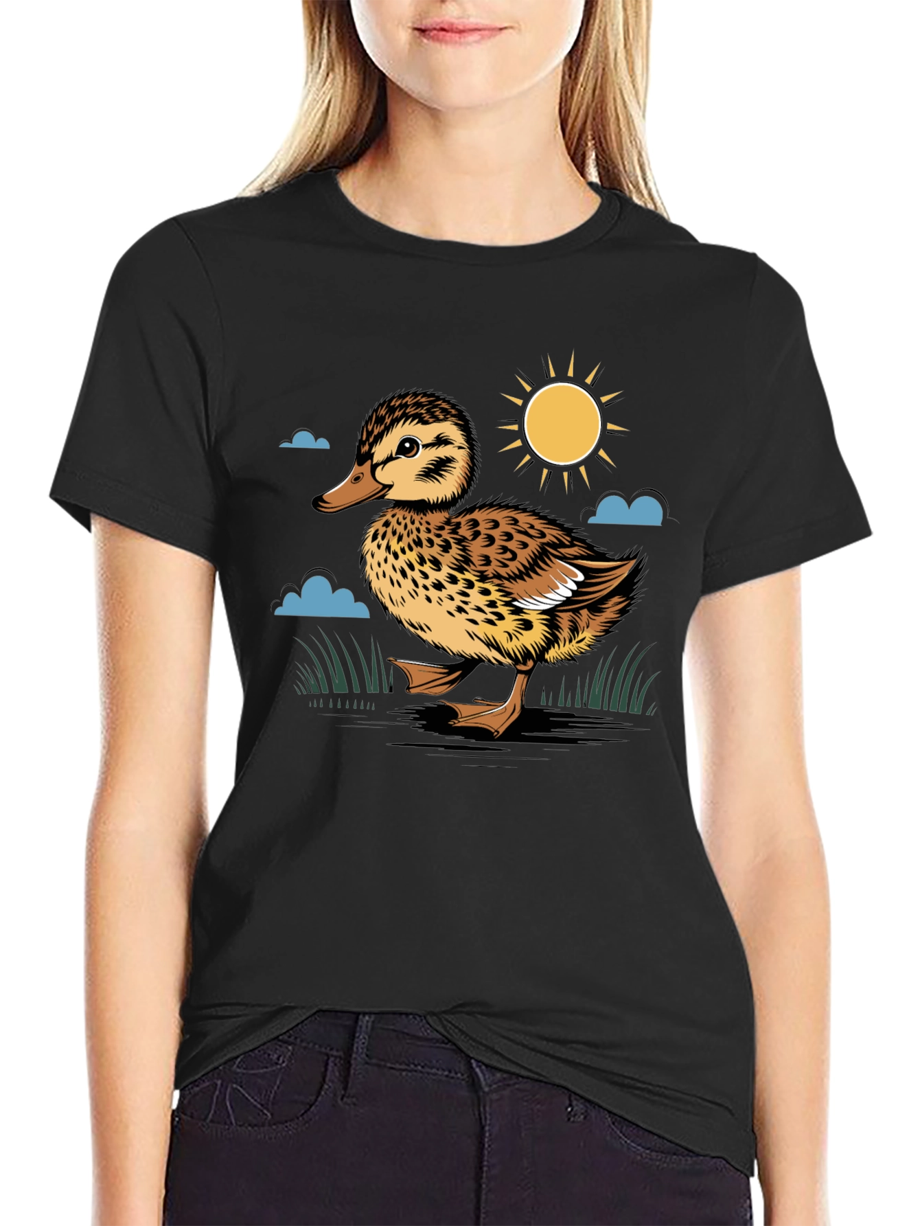 Duckling Graphic Print Tee