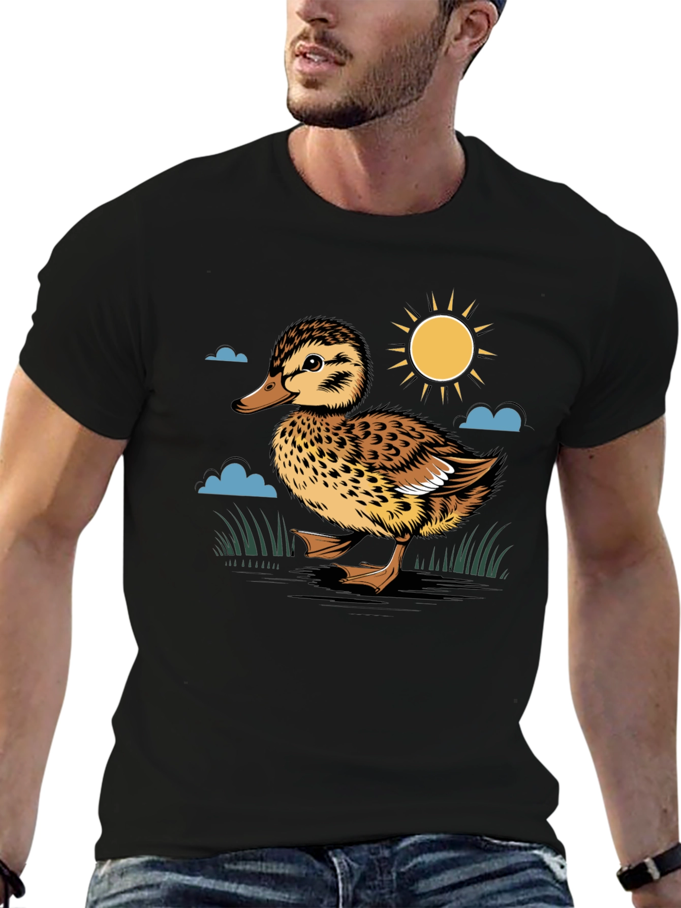 Duckling Graphic Print Tee