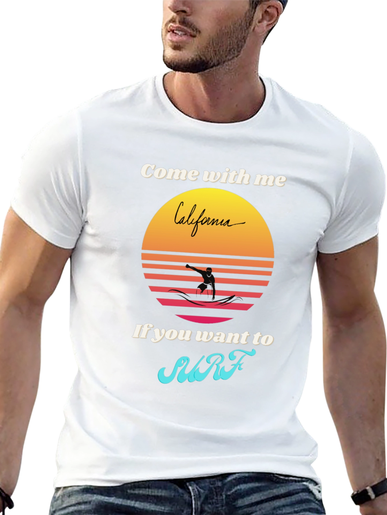 California Surfer T-Shirt - Come With Me