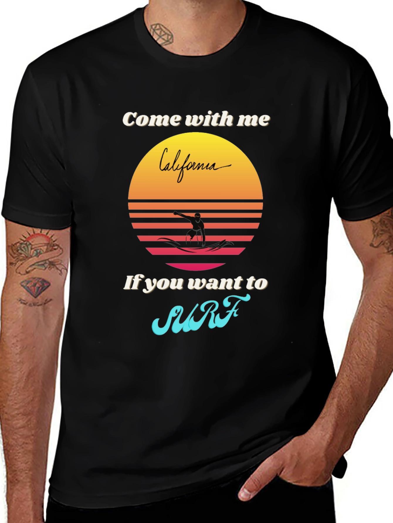 California Surfer T-Shirt - Come With Me