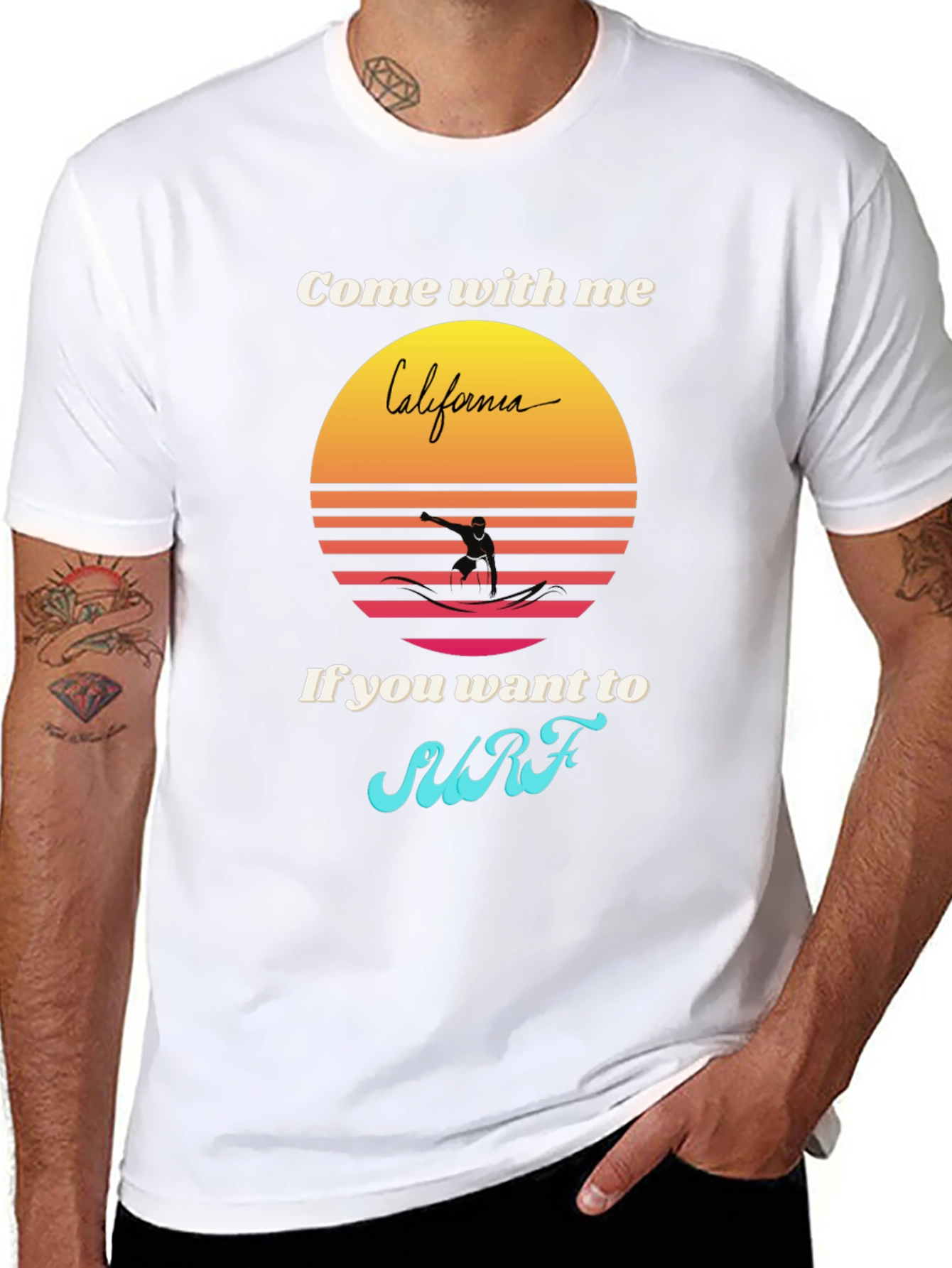 California Surfer T-Shirt - Come With Me