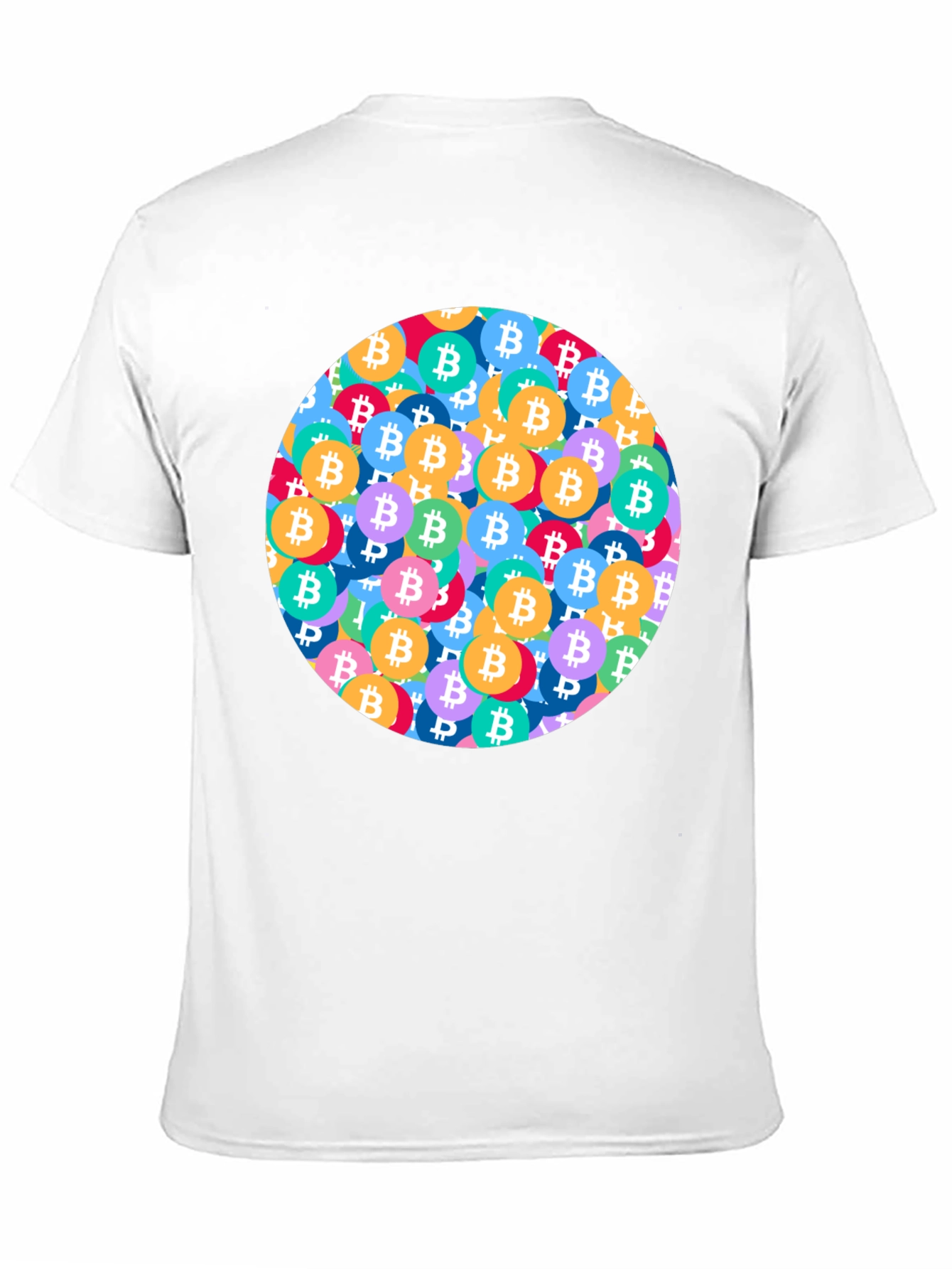 Bitcoin Circle Graphic T-Shirt - Crypto Fan Apparel