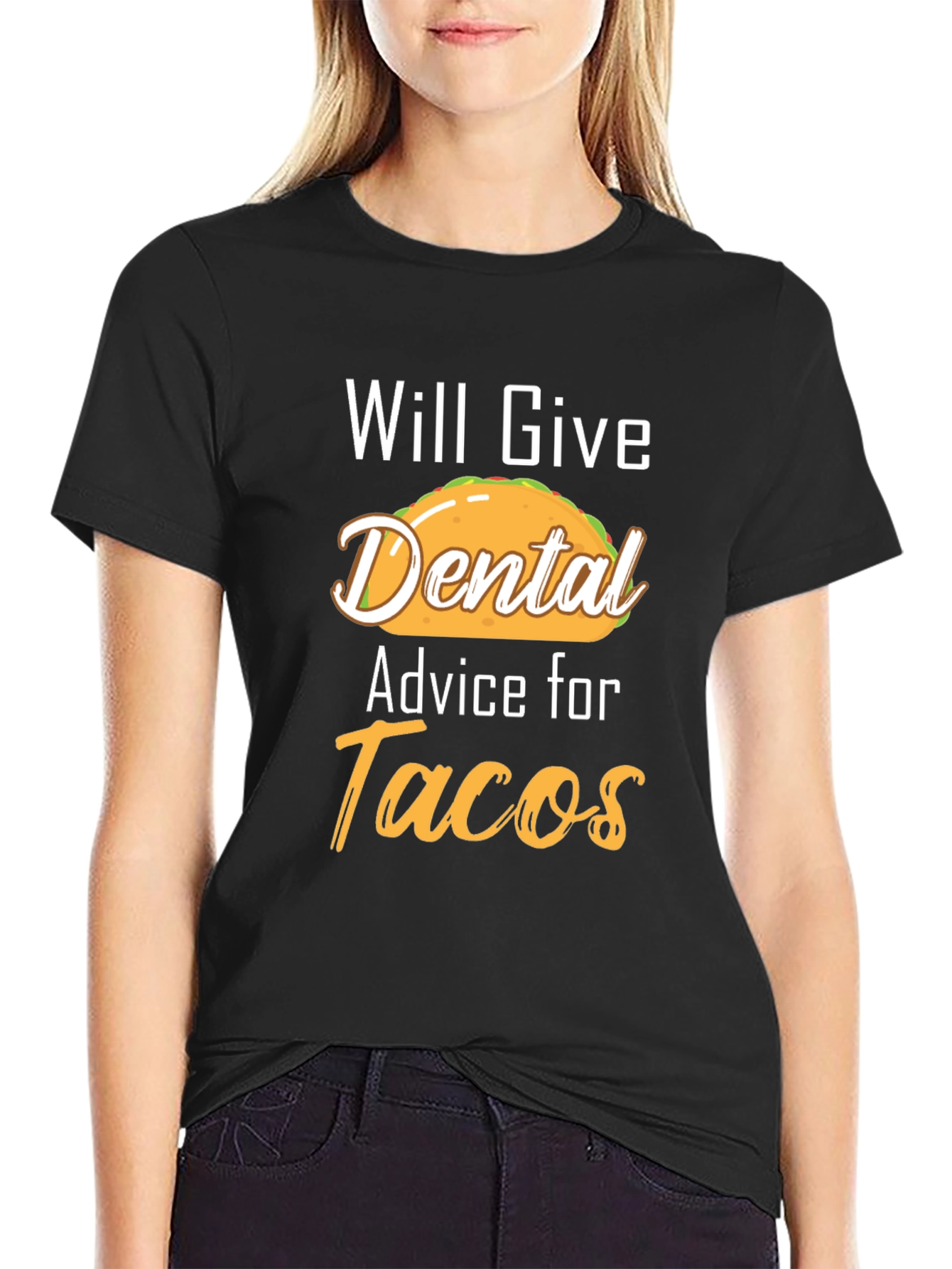 Funny Dental Advice for Tacos Graphic Tee