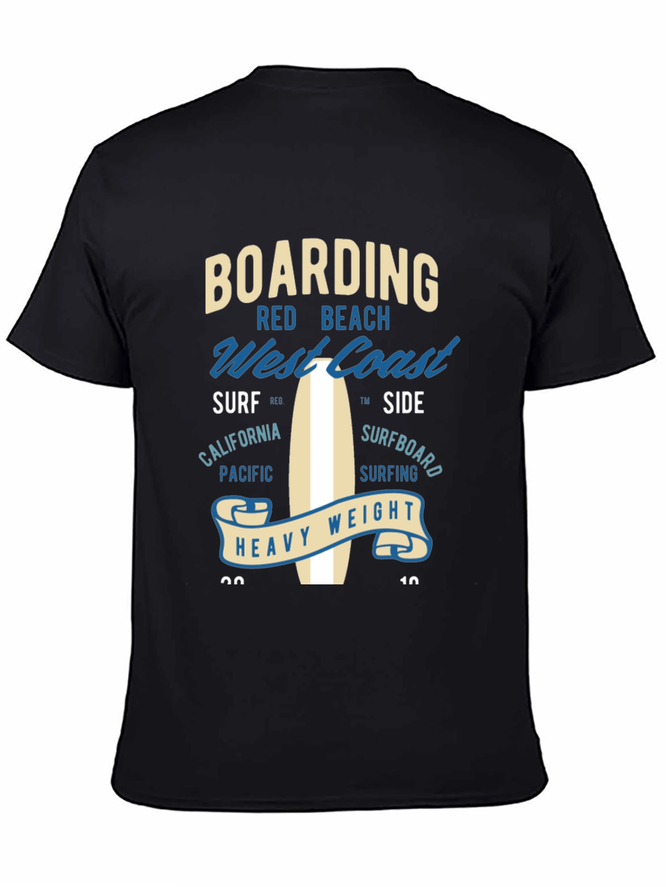 Boarding West Coast Graphic T-Shirt