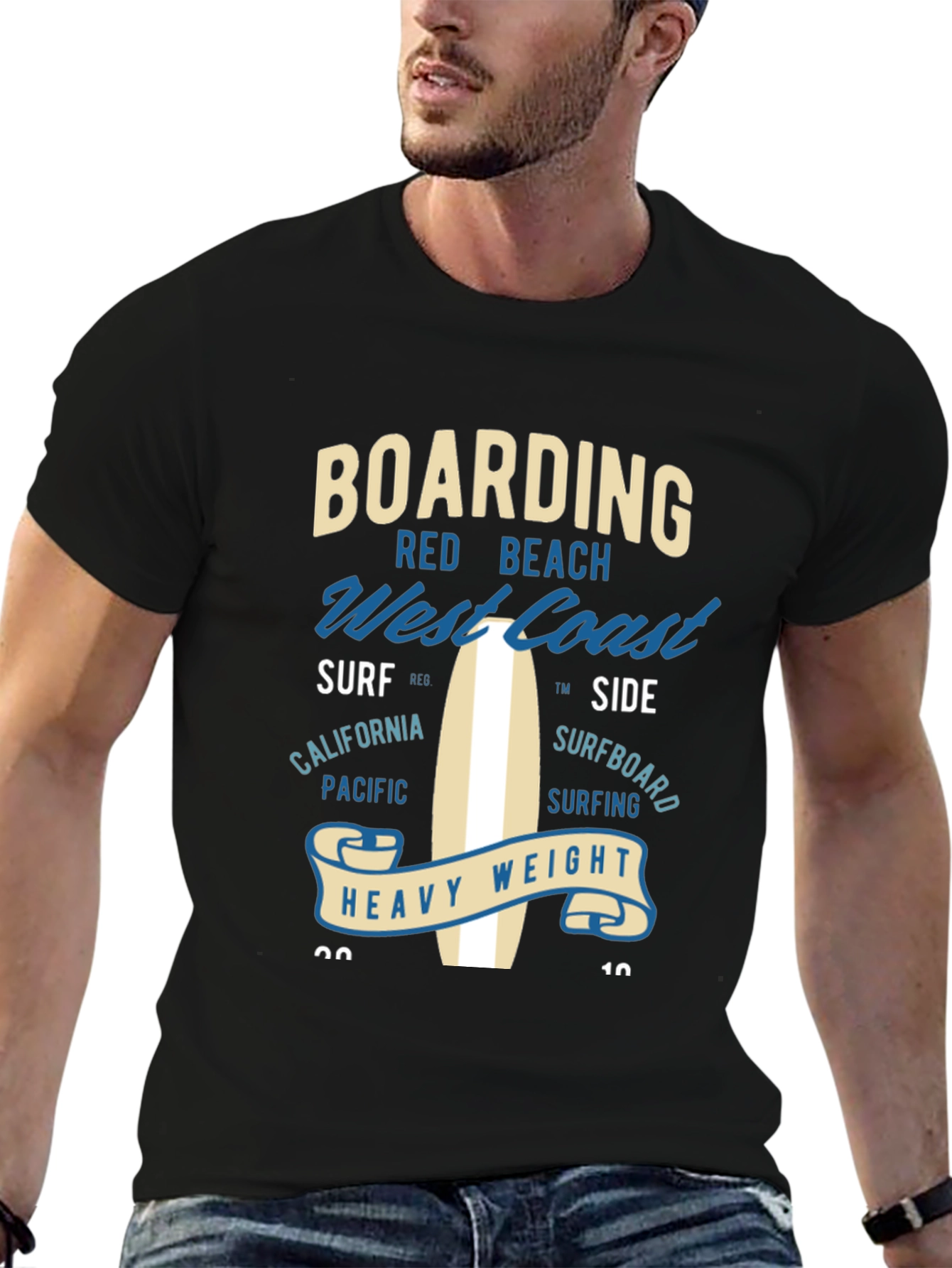 Boarding West Coast Graphic T-Shirt