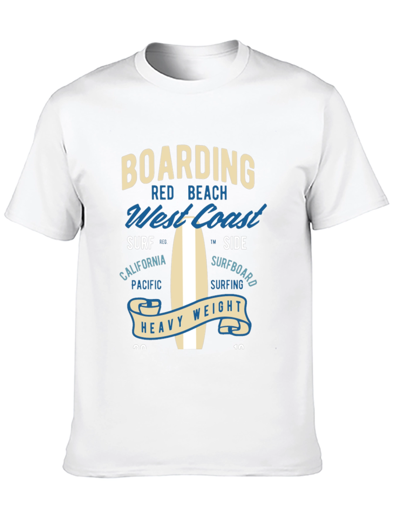 Boarding West Coast Graphic T-Shirt
