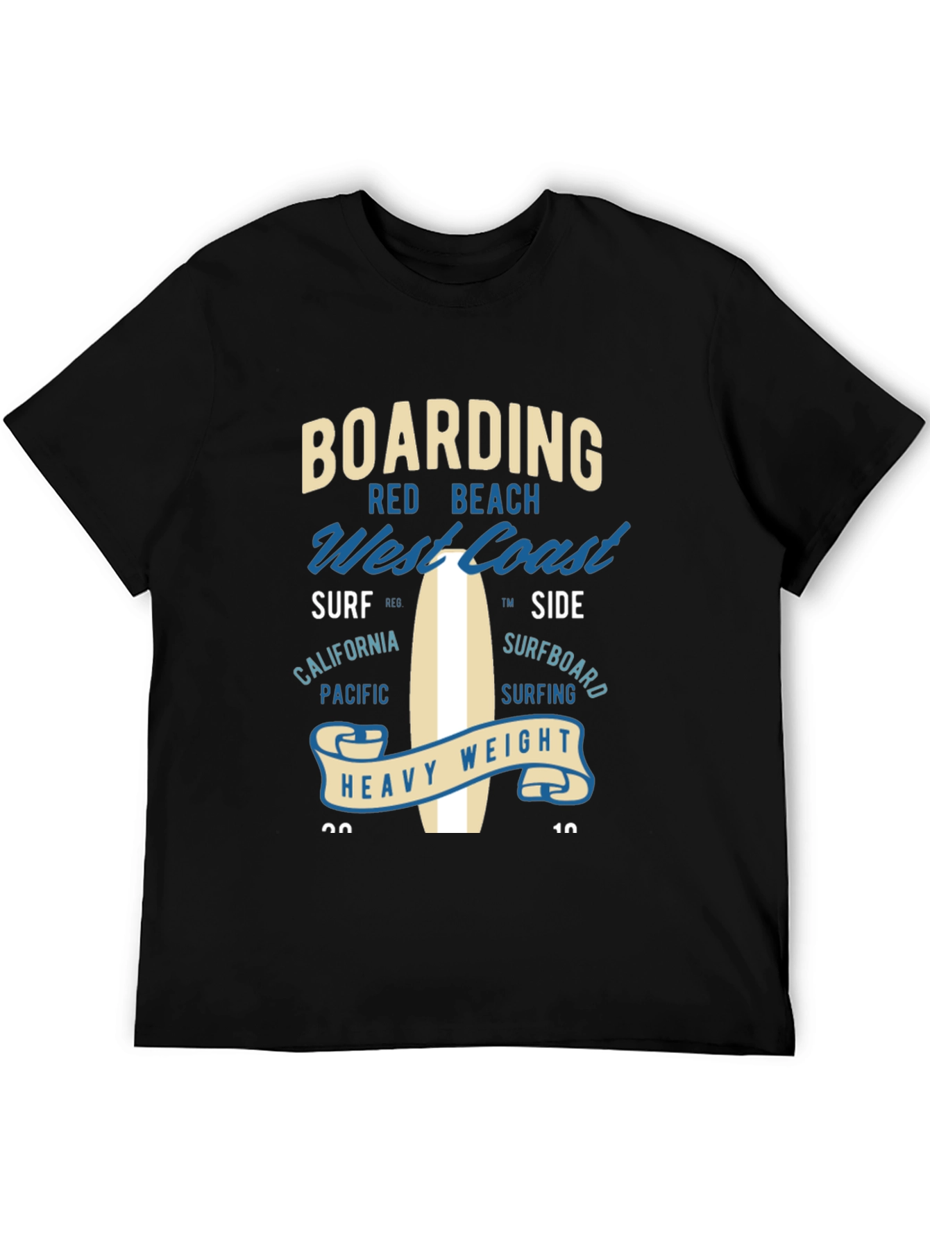 Boarding West Coast Graphic T-Shirt