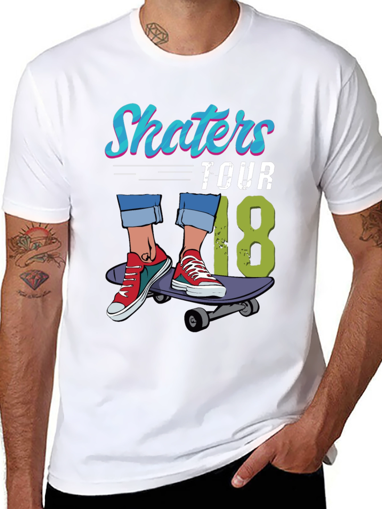 Skaters Tour Graphic T-Shirt