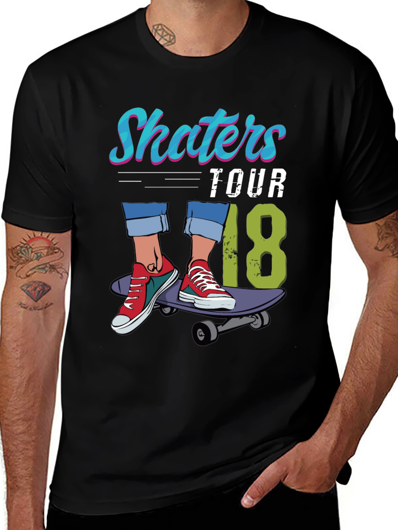 Skaters Tour Graphic T-Shirt