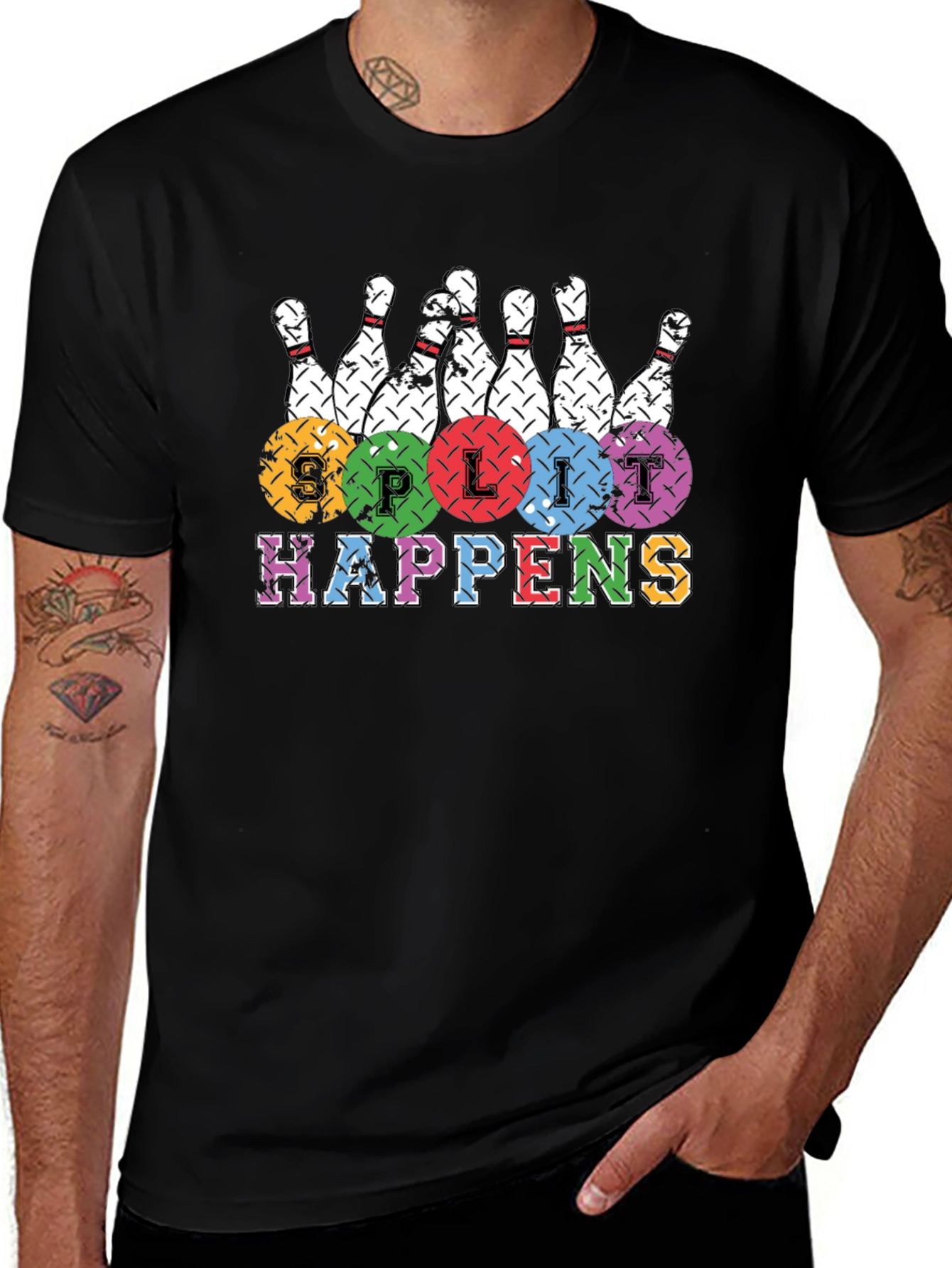 Split Happens Bowling T-Shirt