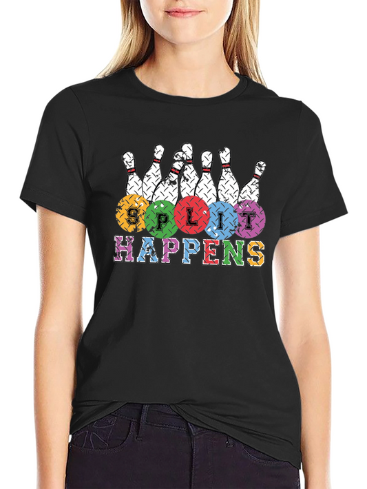 Split Happens Bowling T-Shirt
