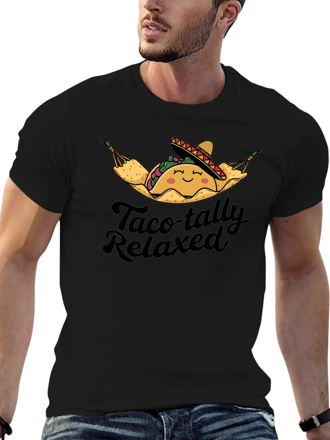Taco-tally Relaxed T-Shirt - Funny Graphic Tee