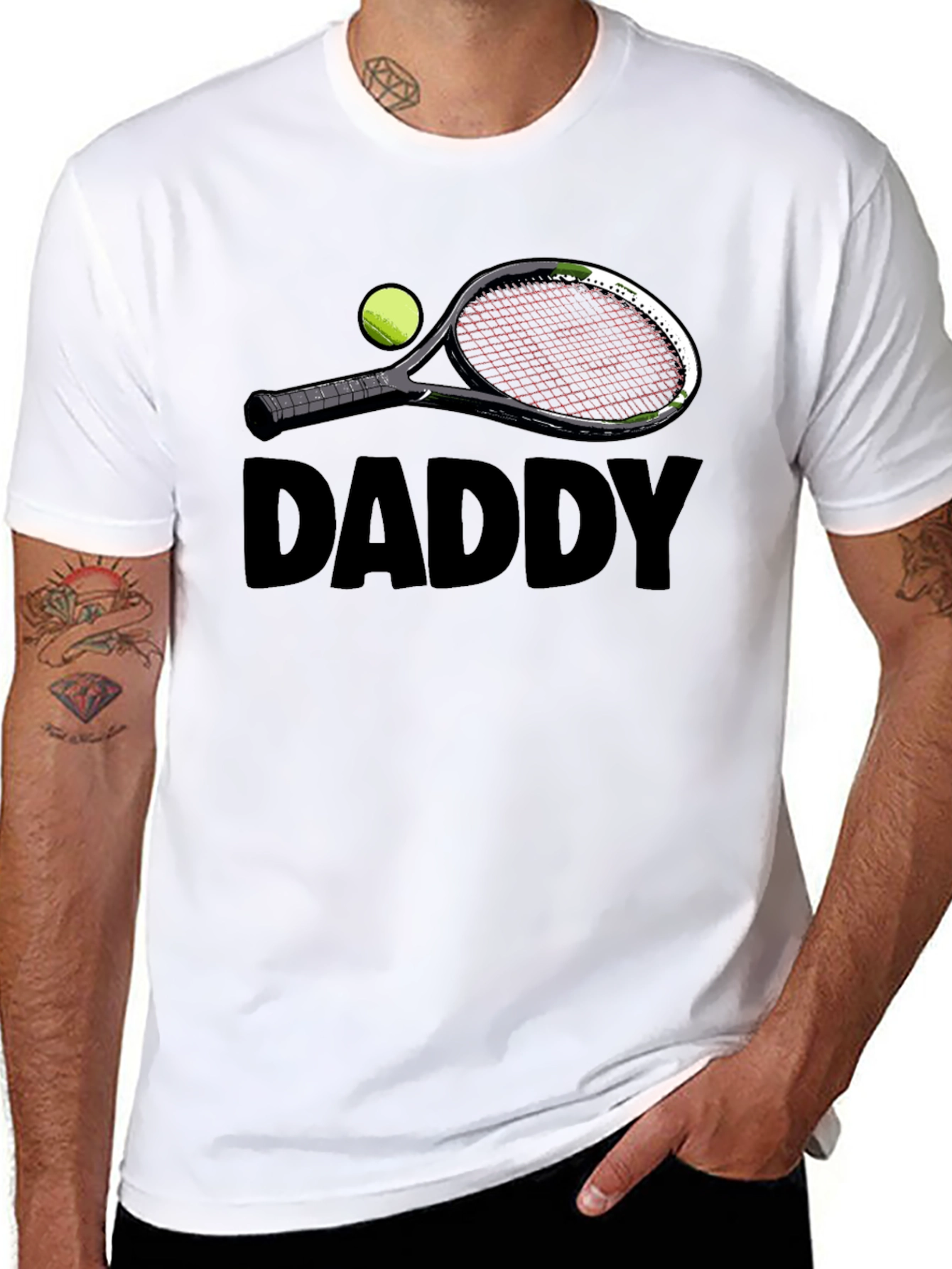 Tennis Daddy Graphic T-Shirt