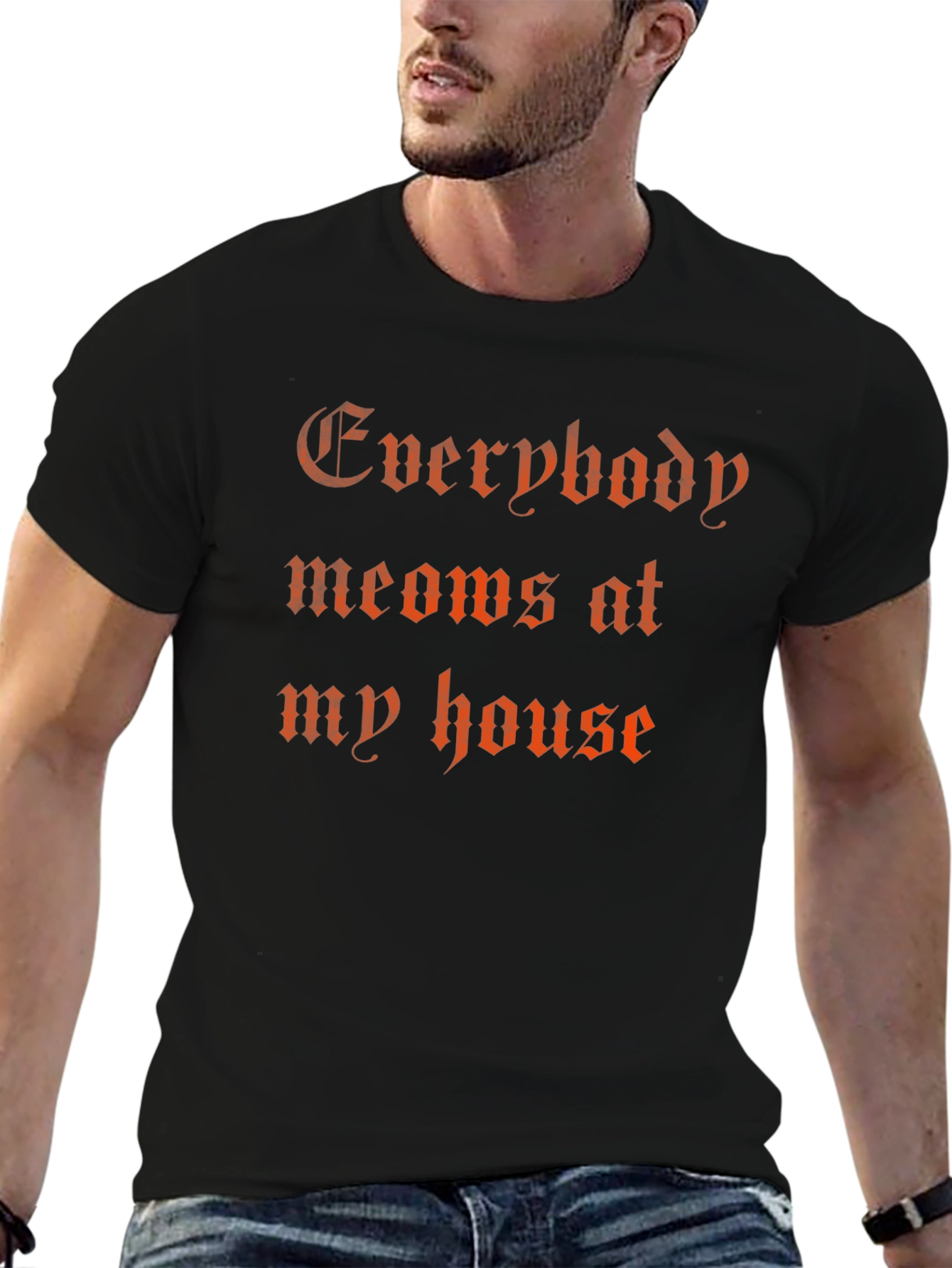 Everybody Meows T-Shirt - Funny Cat Lover Tee