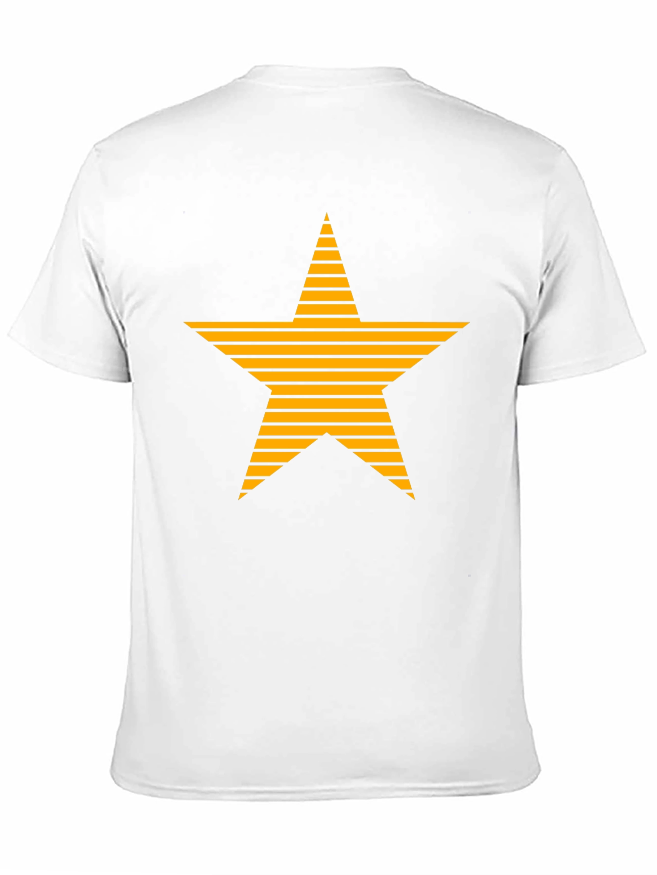 Stripped Star Graphic Black T-Shirt