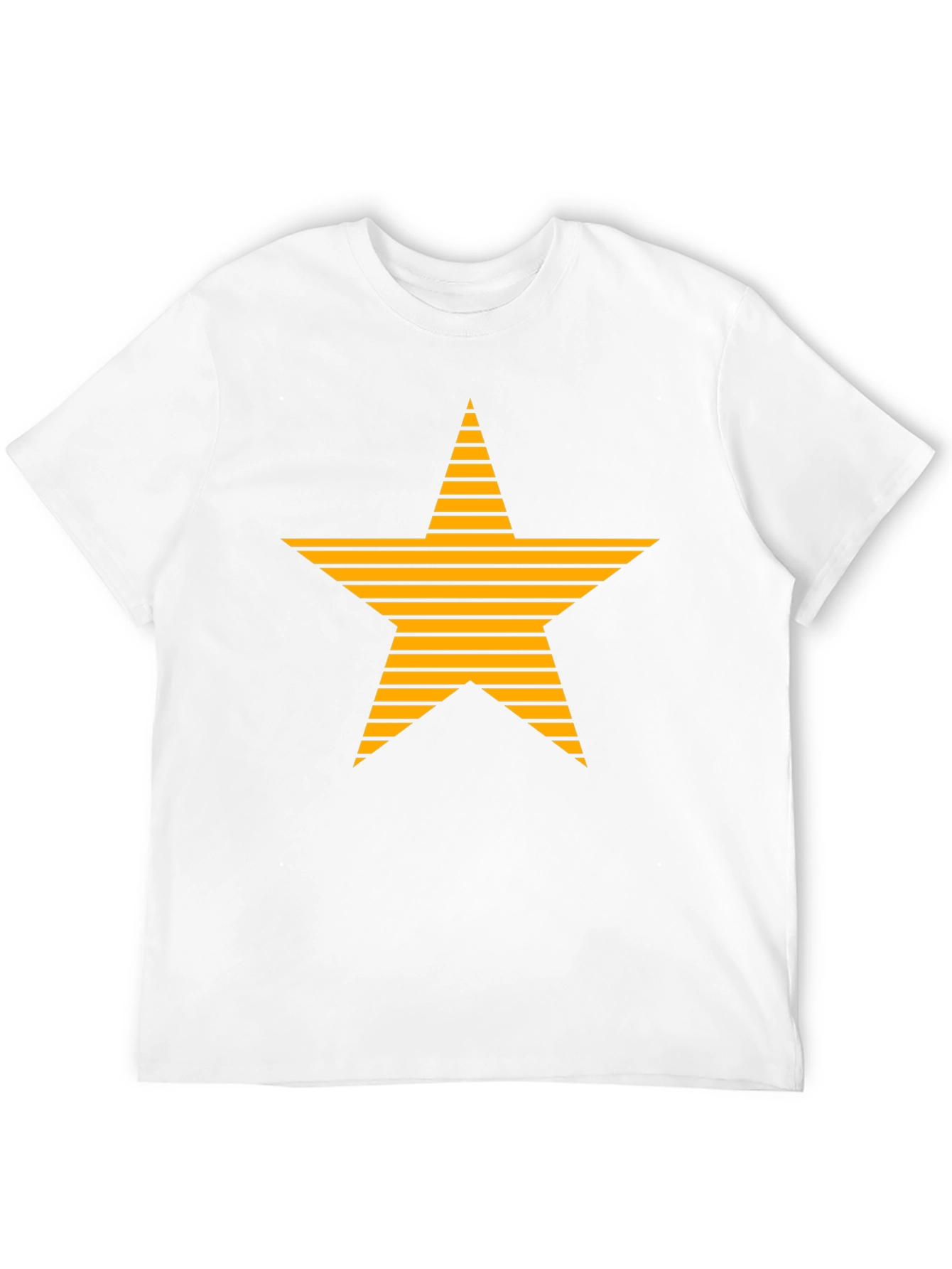 Stripped Star Graphic Black T-Shirt